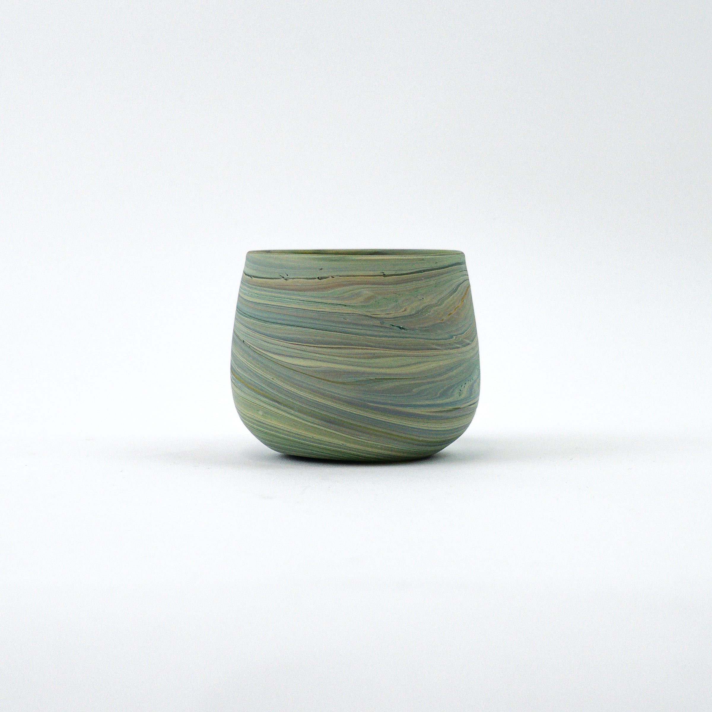 Hebron Mini Tasse Farbig – Recyceltes Glas & Handgeblasen