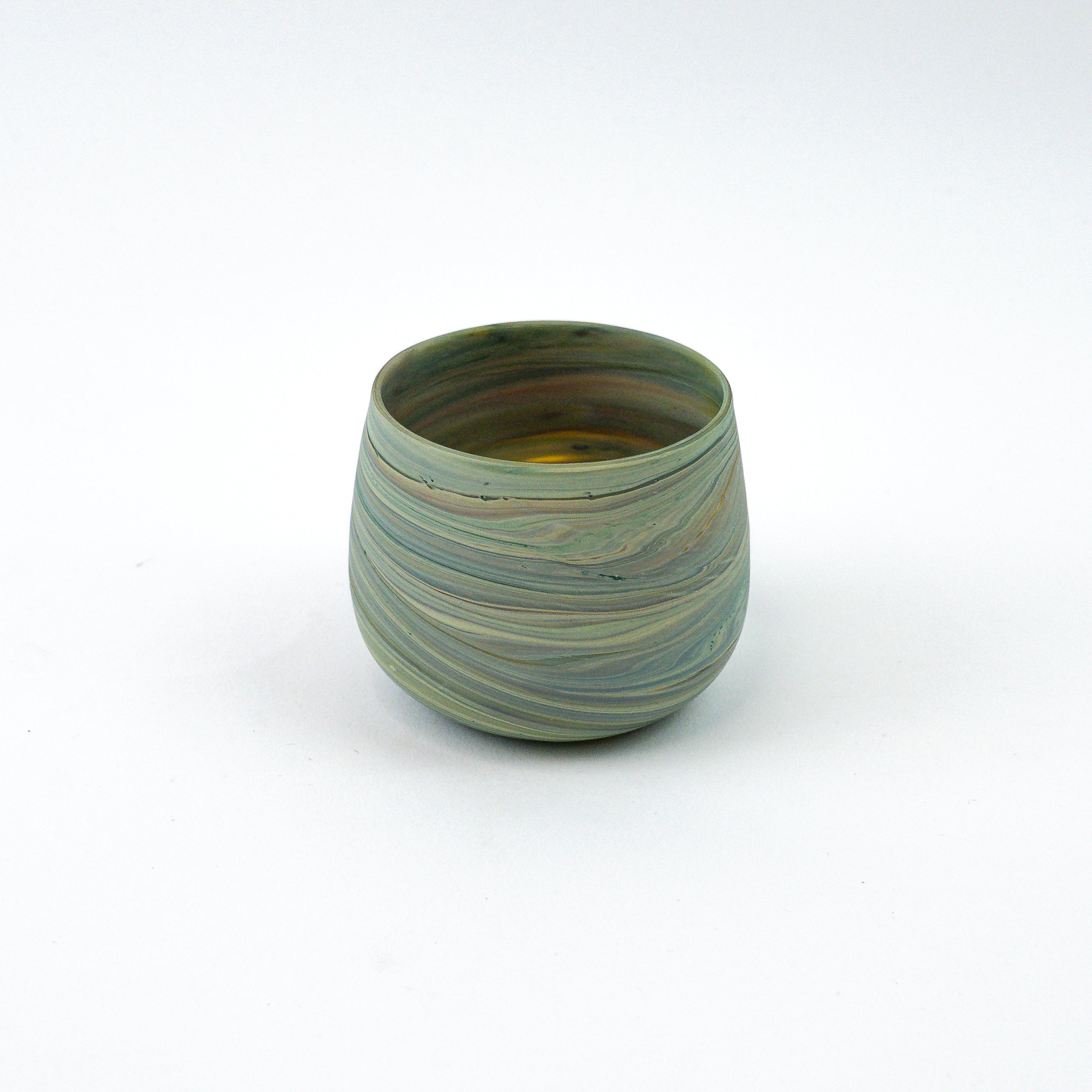 Hebron Mini Tasse Farbig – Recyceltes Glas & Handgeblasen