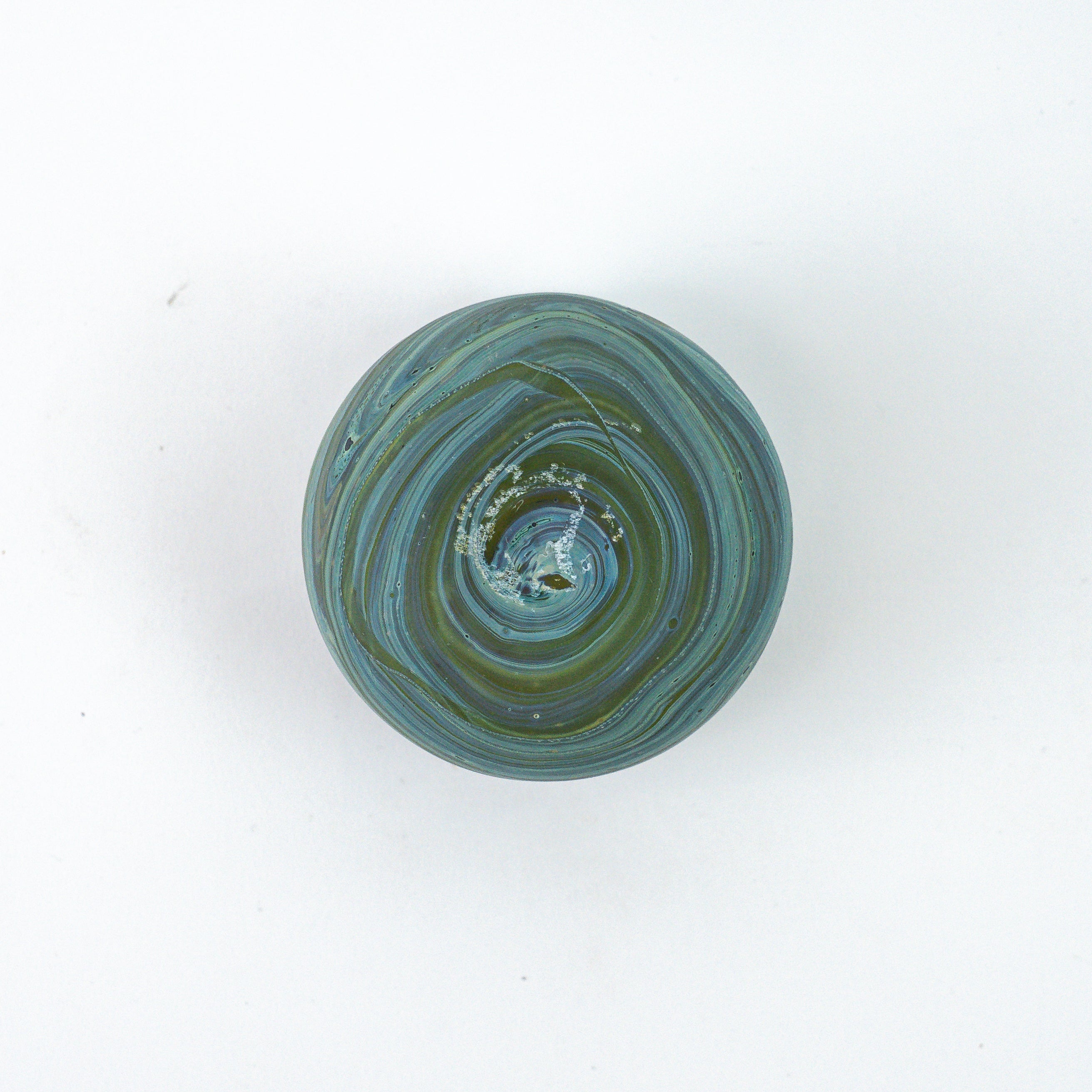 Hebron Mini Tasse Blau – Recyceltes Glas & Handgeblasen