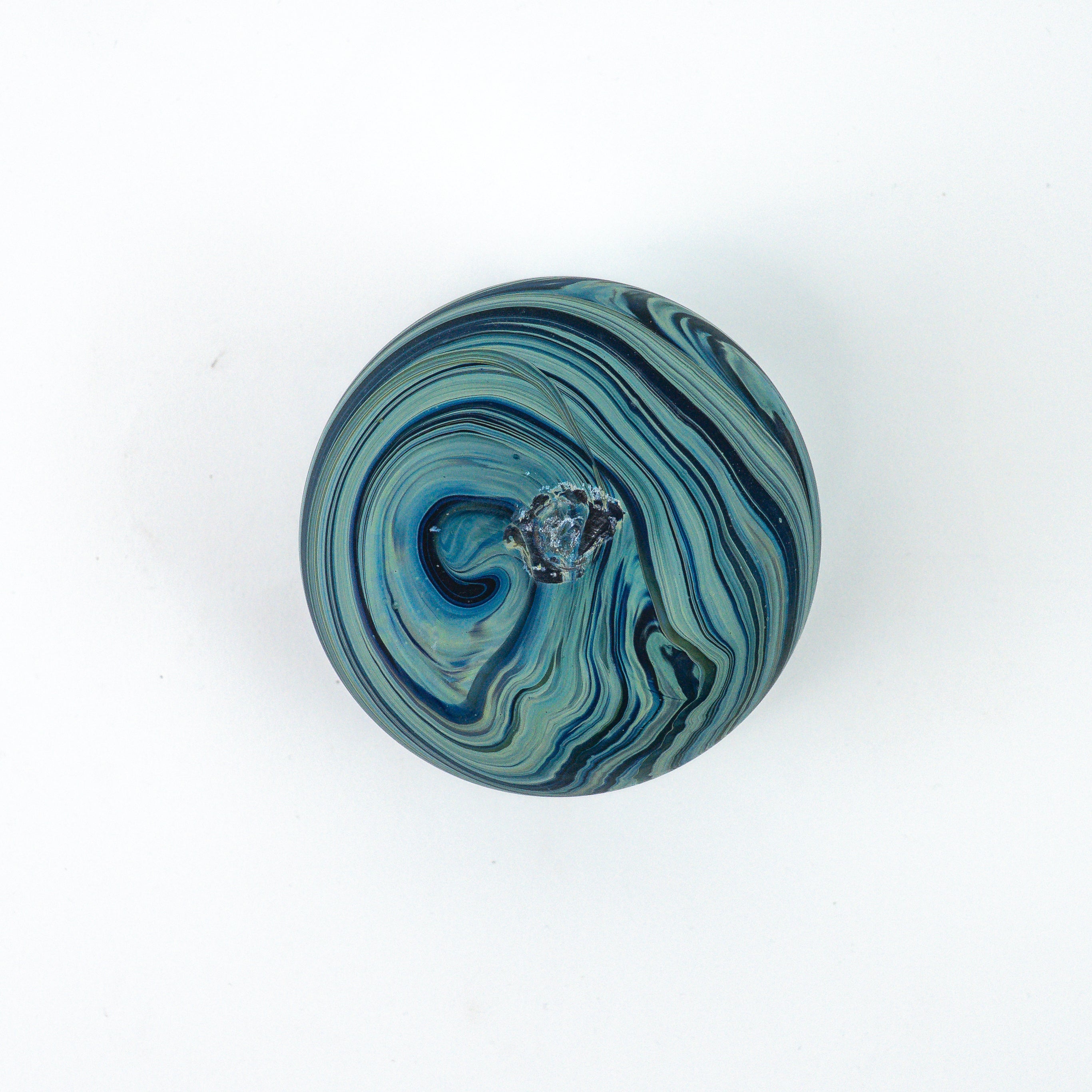 Hebron Tasse Hellblau – Recyceltes Glas & Handgeblasen