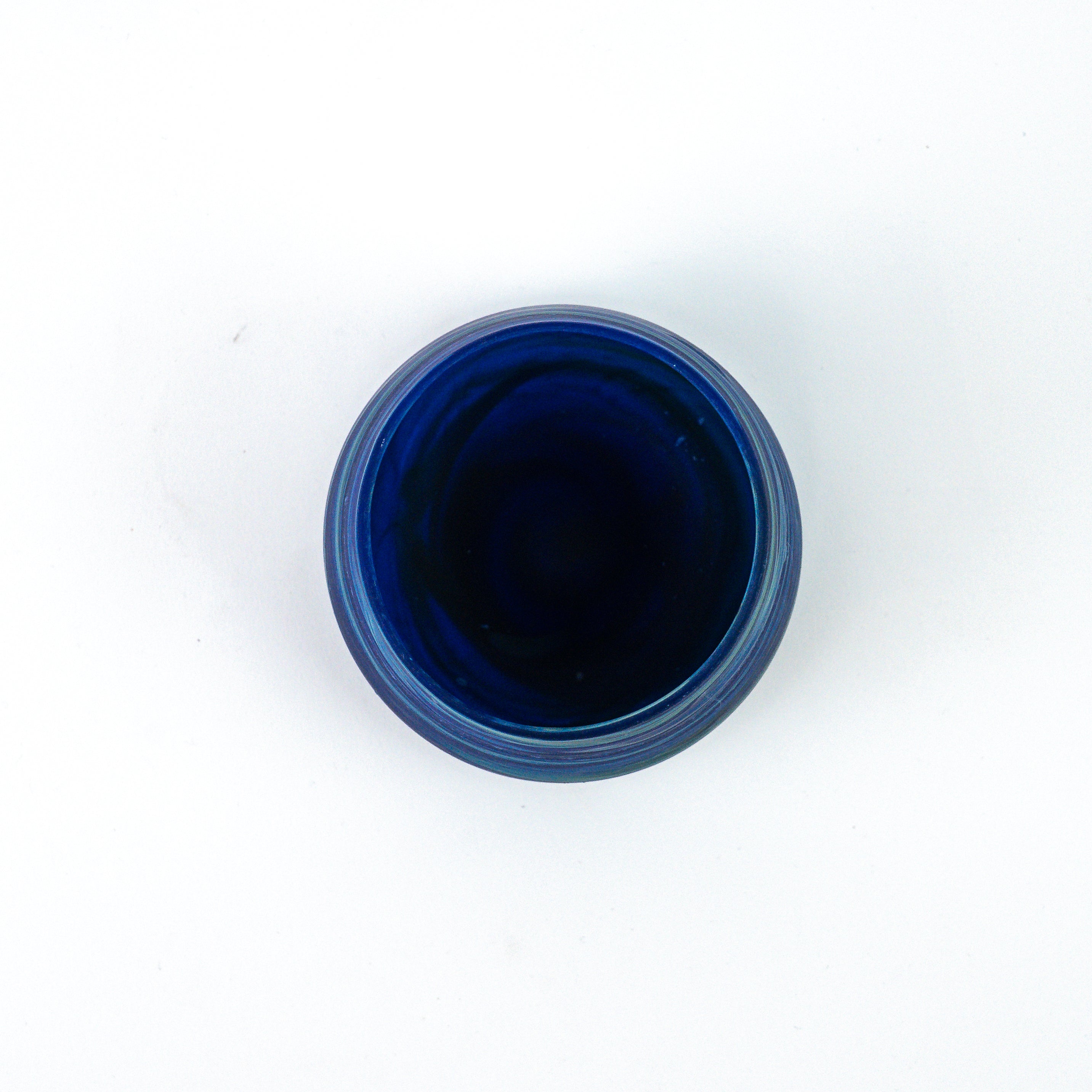 Hebron Tasse Blau – Recyceltes Glas & Handgeblasen