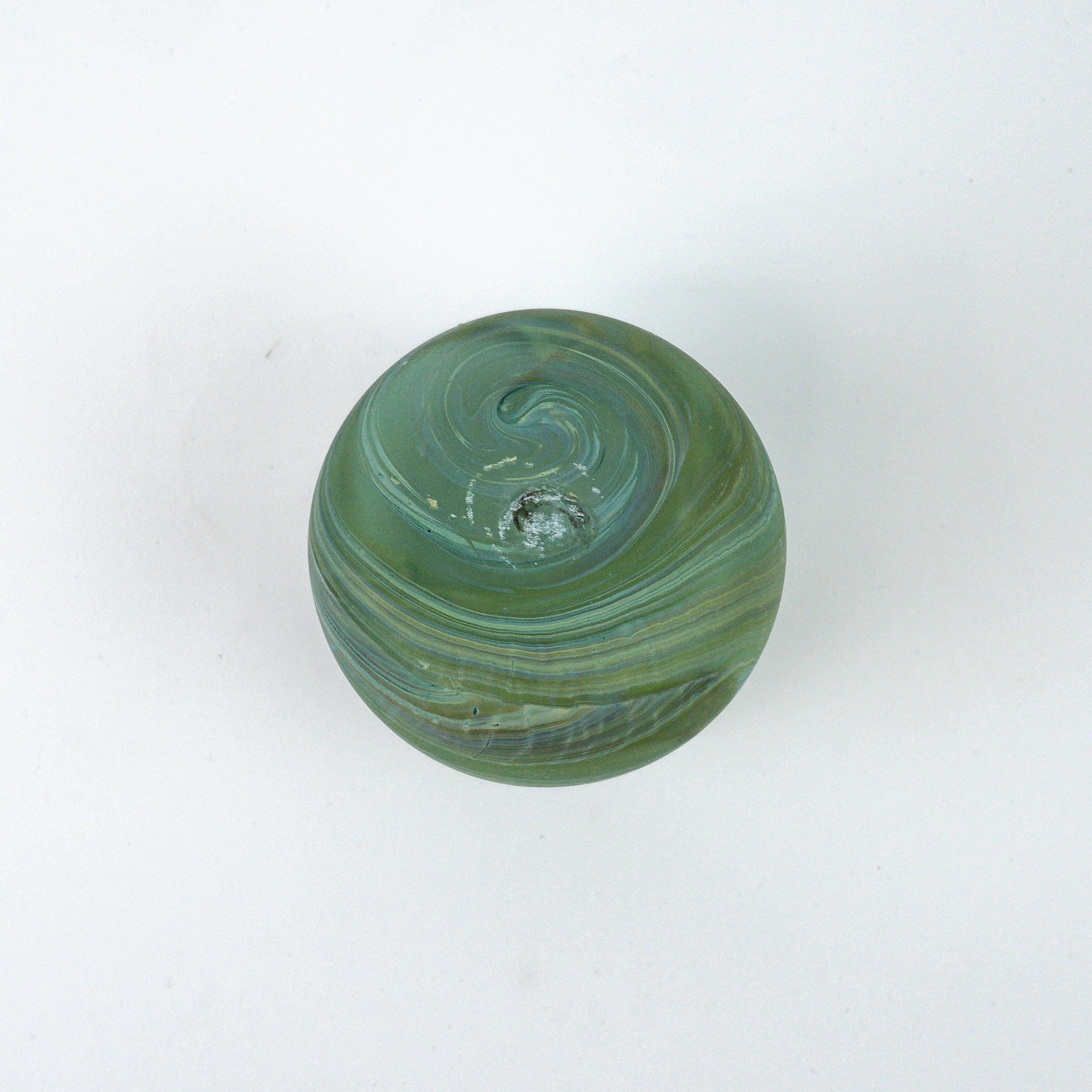 Hebron Tasse Grün – Recyceltes Glas & Handgeblasen