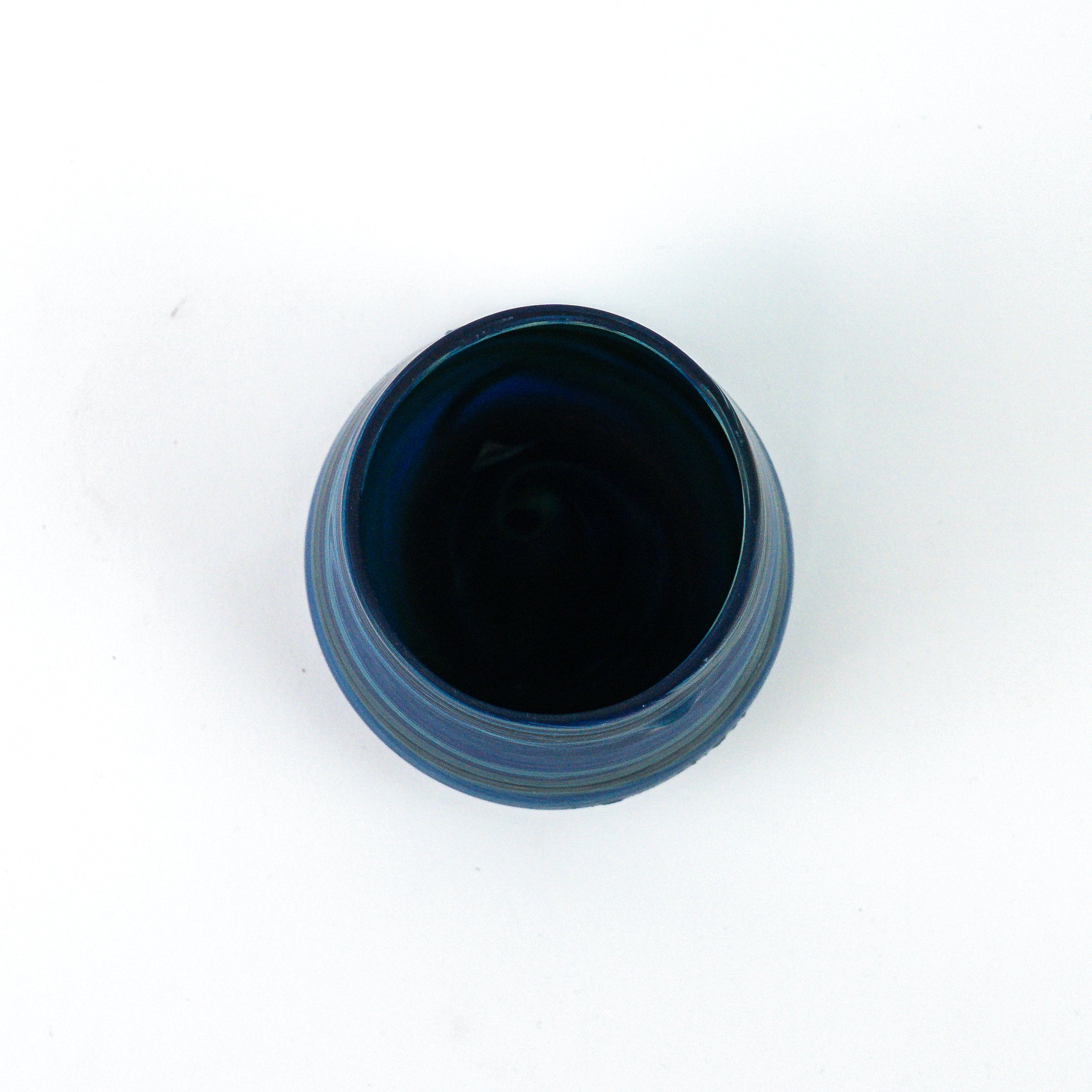 Hebron Tasse Blau – Recyceltes Glas & Handgeblasen