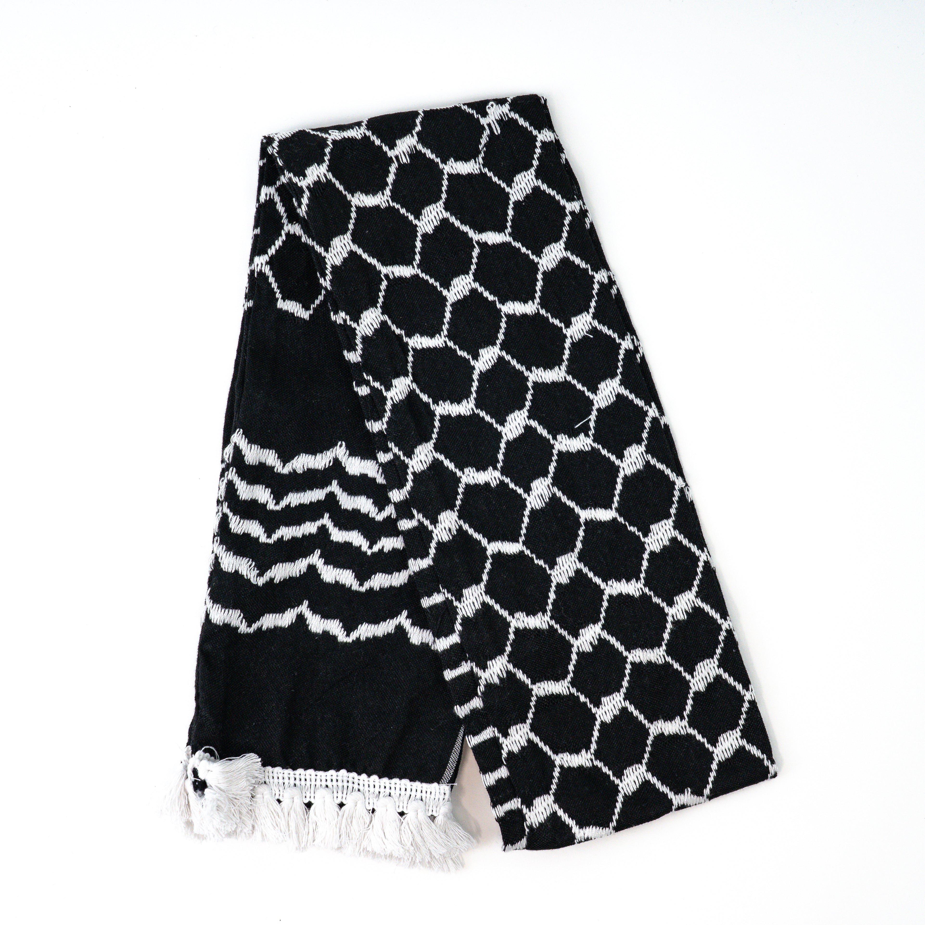 Black Kuffiyeh - Schal 15 cm