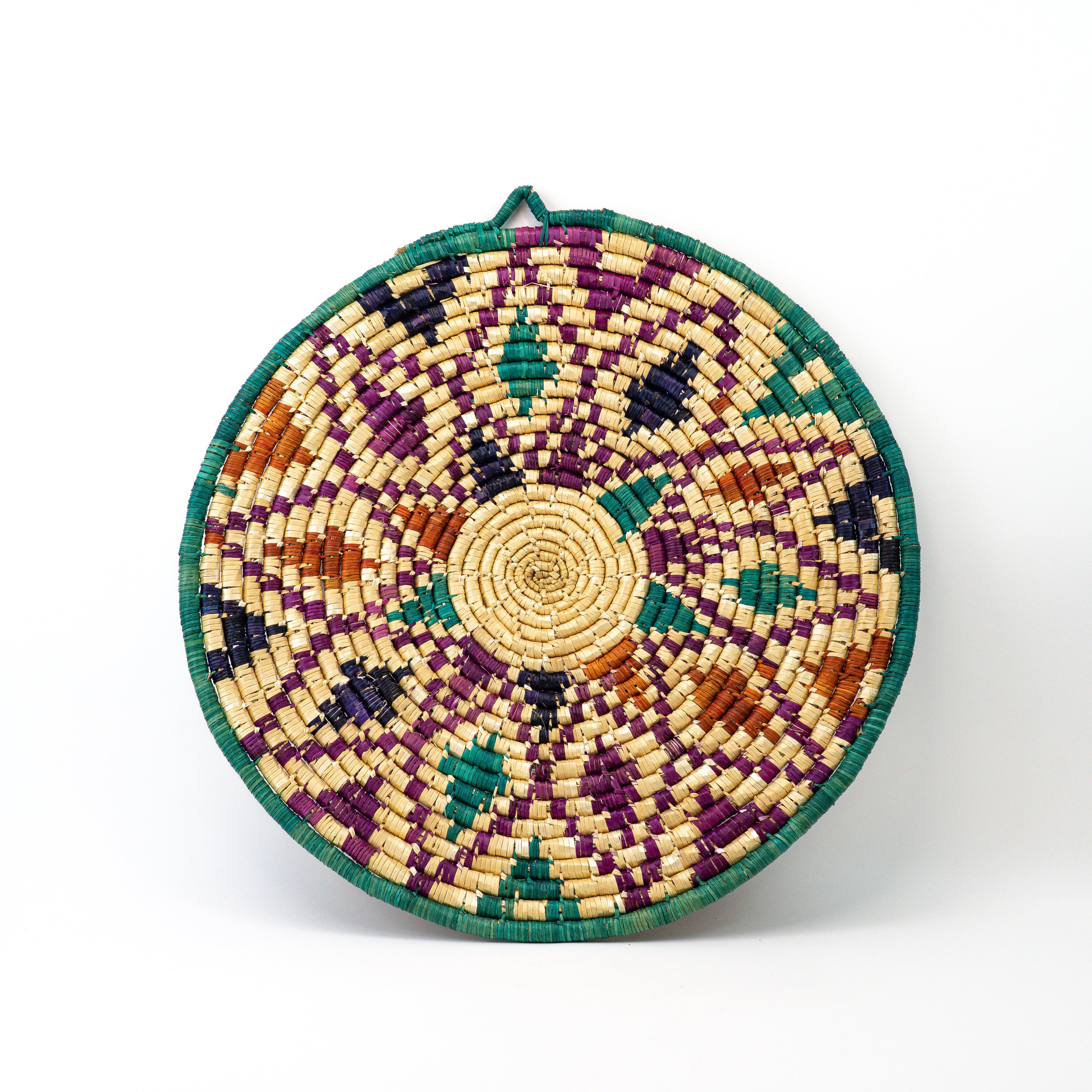 Handgeflochtenes Stroh-Tablett Ø 50 cm