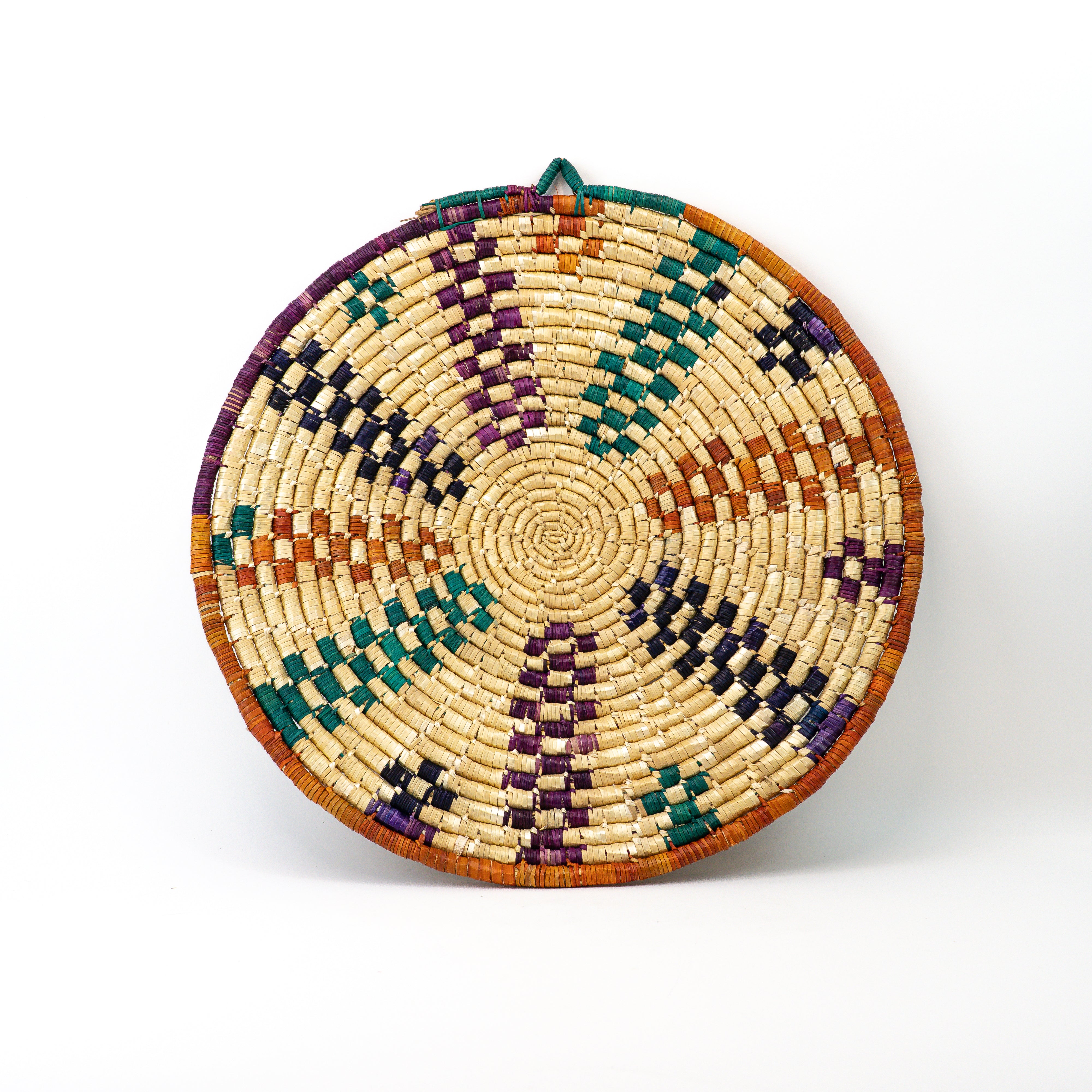 Handgeflochtenes Stroh-Tablett Ø 50 cm