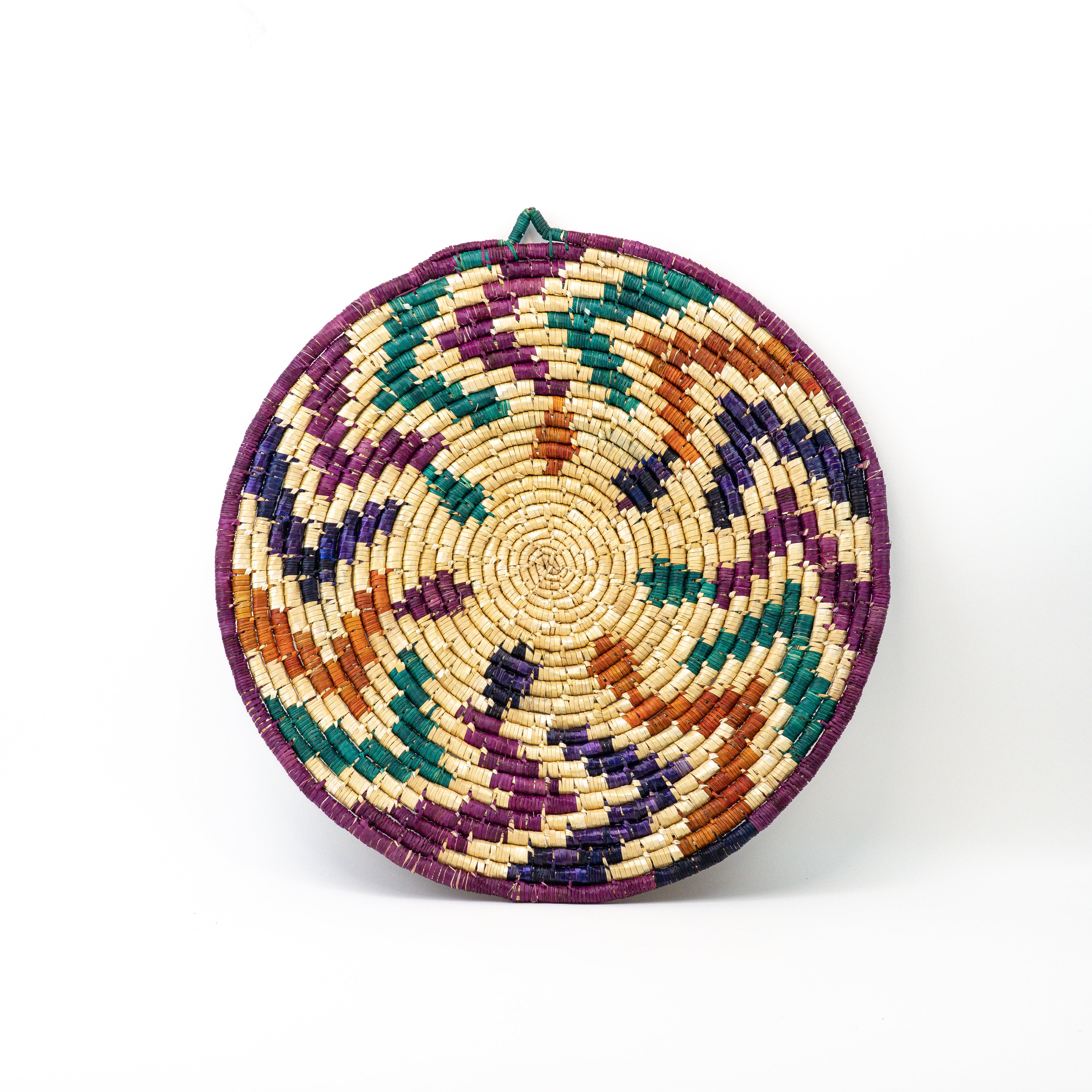 Handgeflochtenes Stroh-Tablett Ø 50 cm