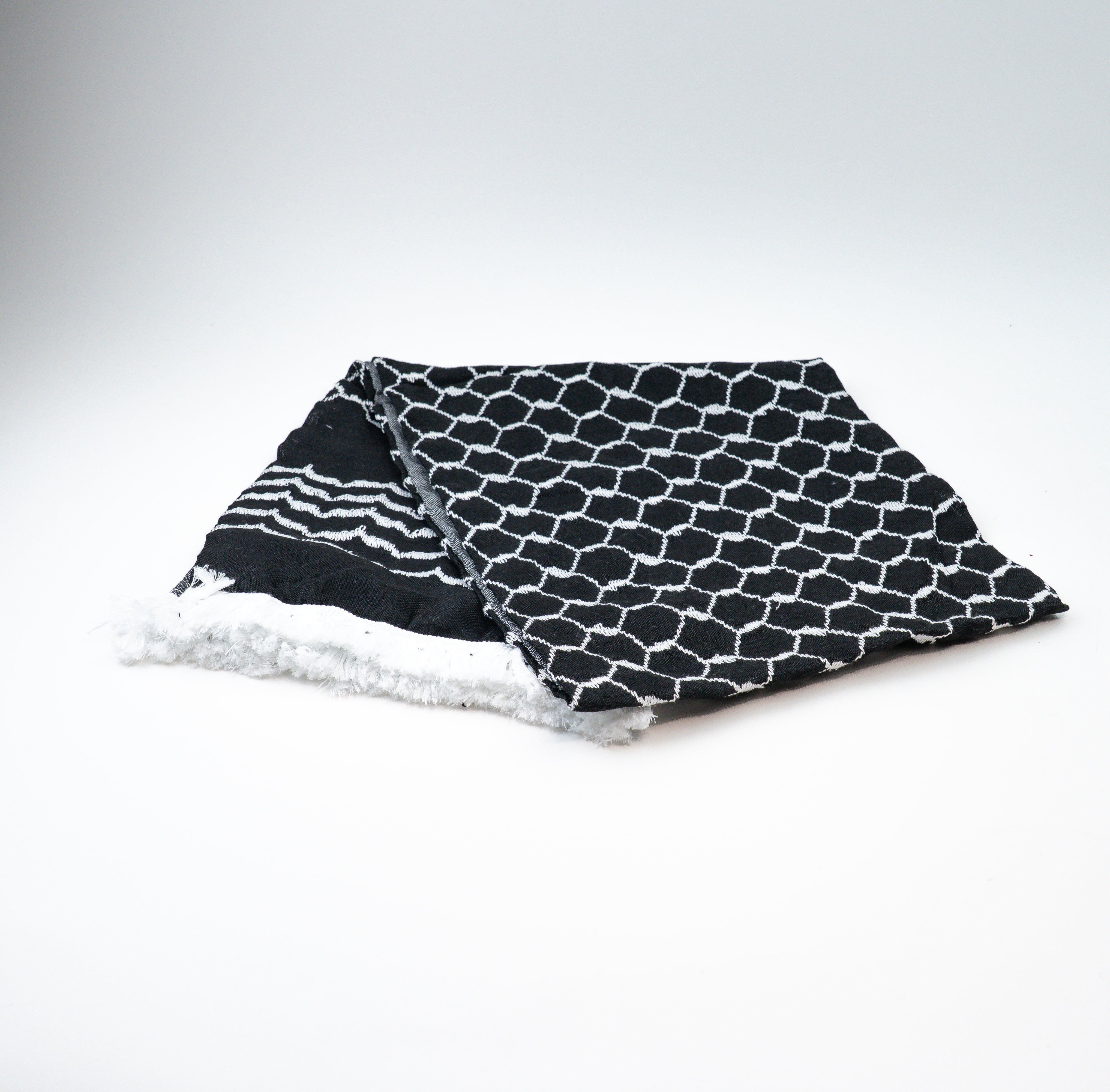 Black Kuffiyeh - Schal 25 cm