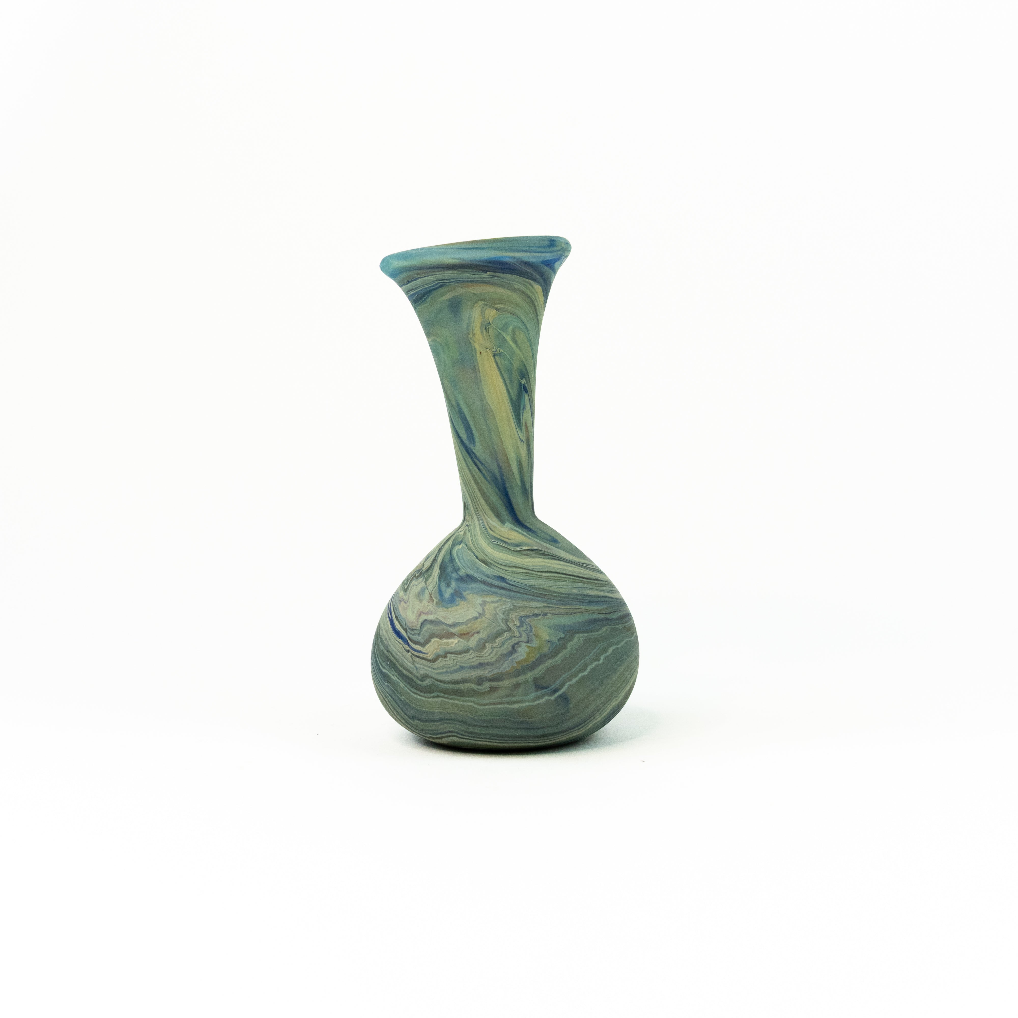 NEU Mini Vase / Karaffe Multicolor – Recyceltes Glas & Handgeblasen