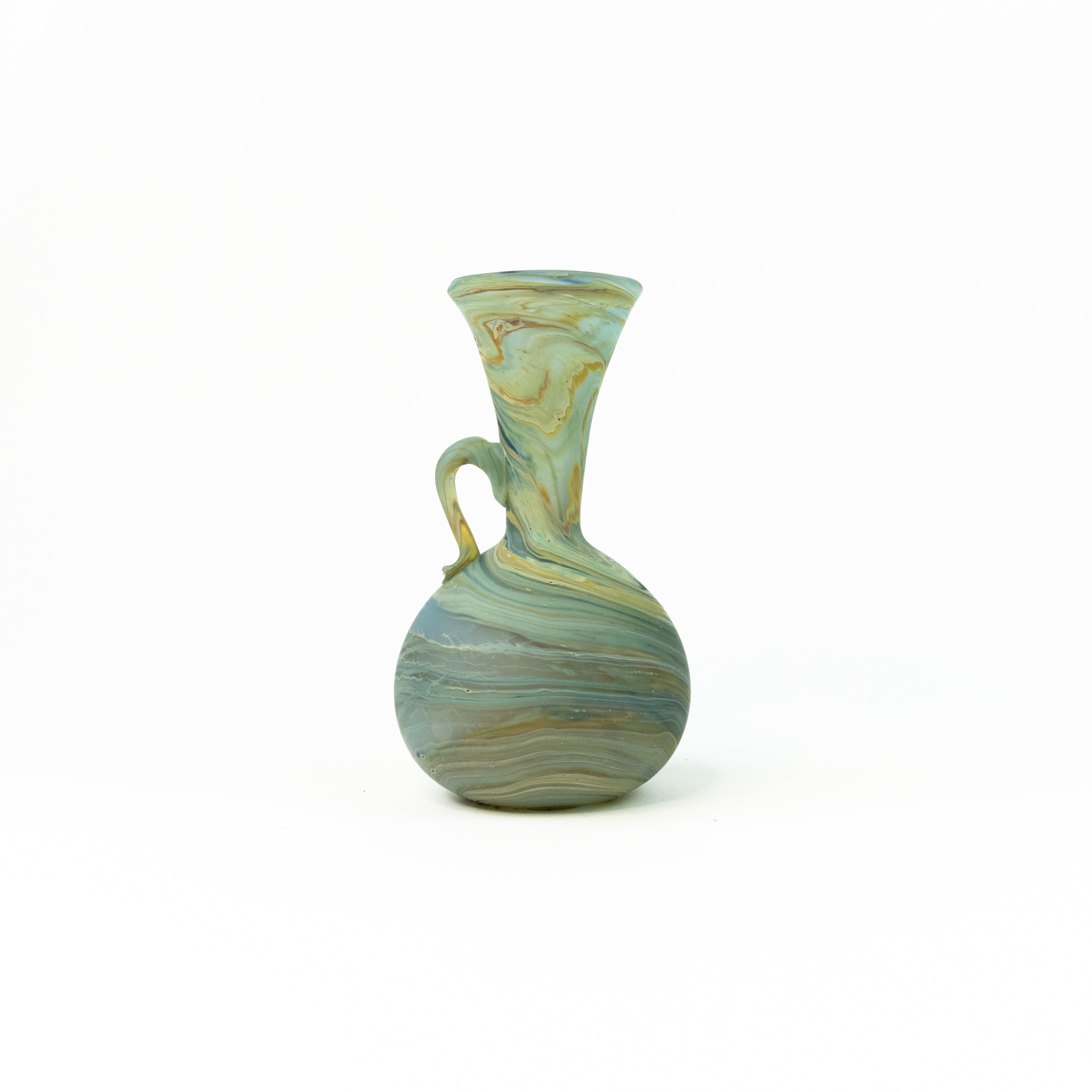 NEU Mini Vase / Karaffe Multicolor – Recyceltes Glas & Handgeblasen