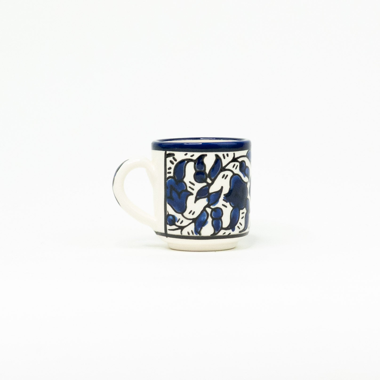Finjan mit Untertasse Alkhalil blau