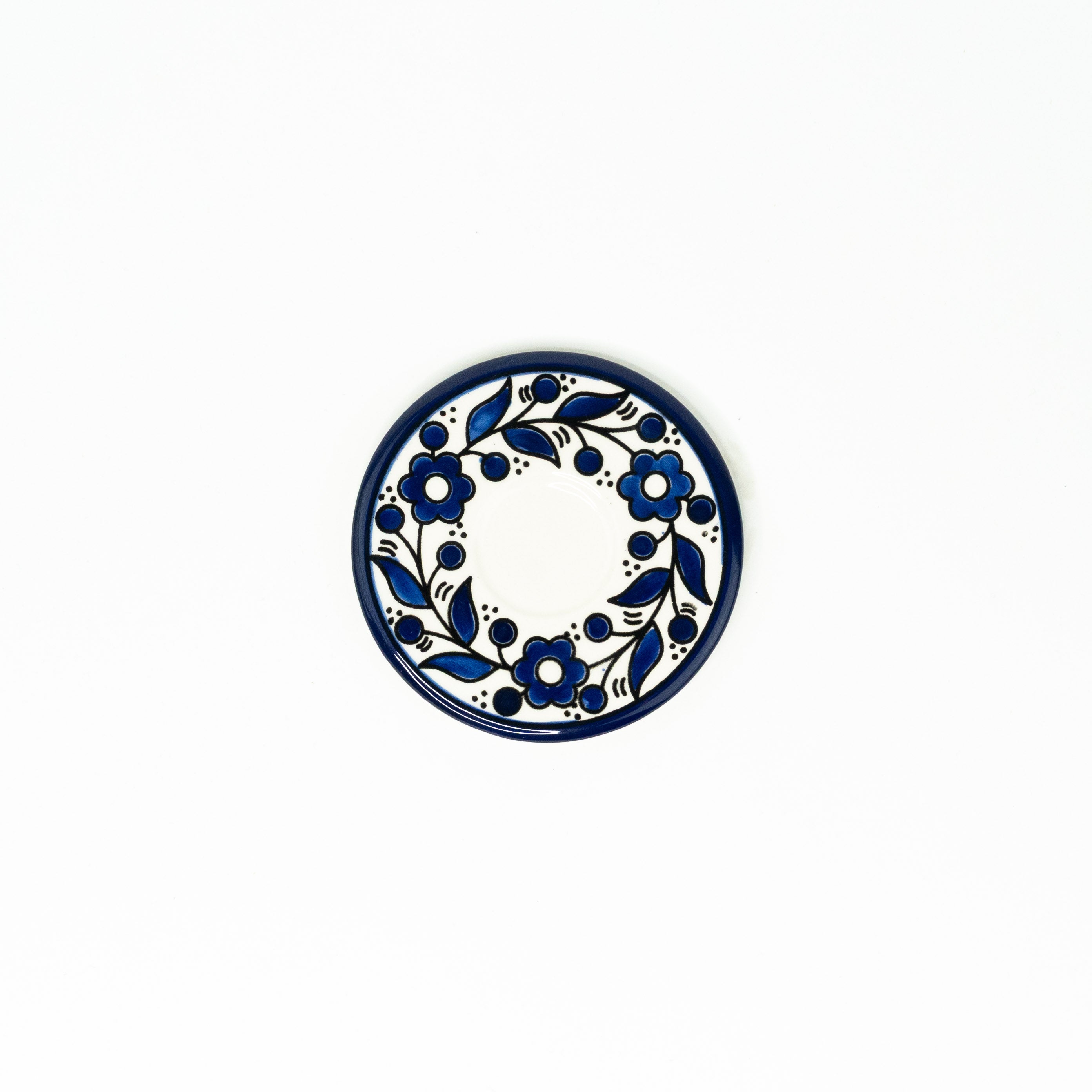 Finjan mit Untertasse Alkhalil blau