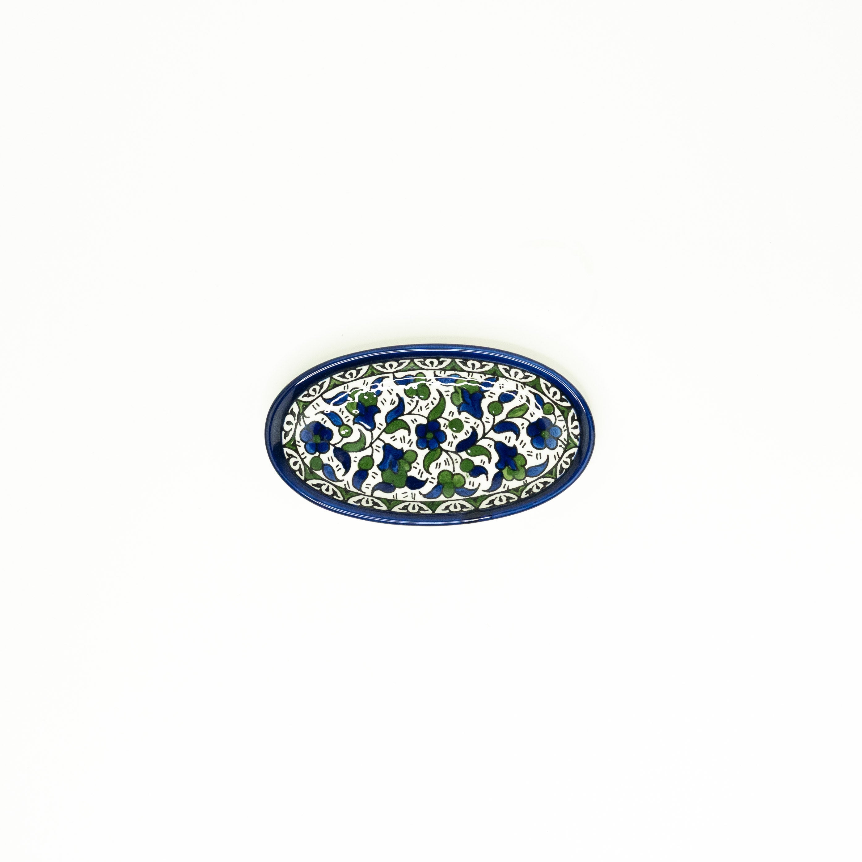 NEU Servierschale Oval 16/11 cm grün