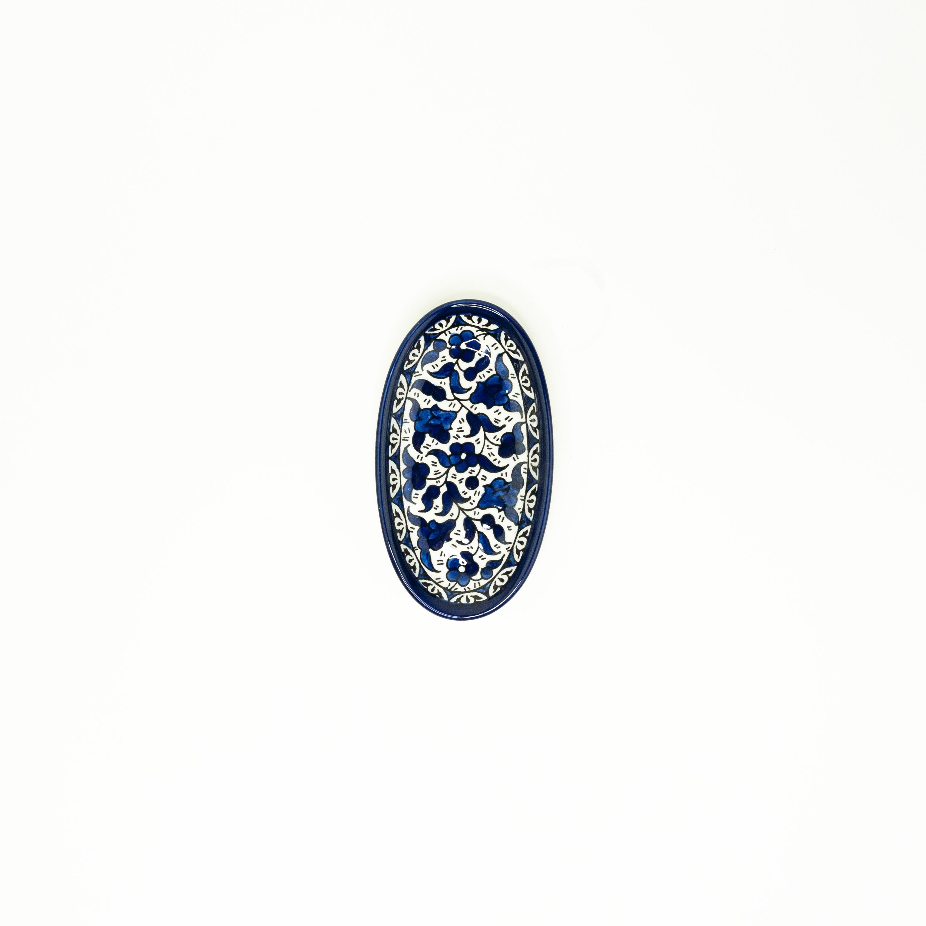 NEU Servierschale Oval 16/11 cm Alkhalil Blau