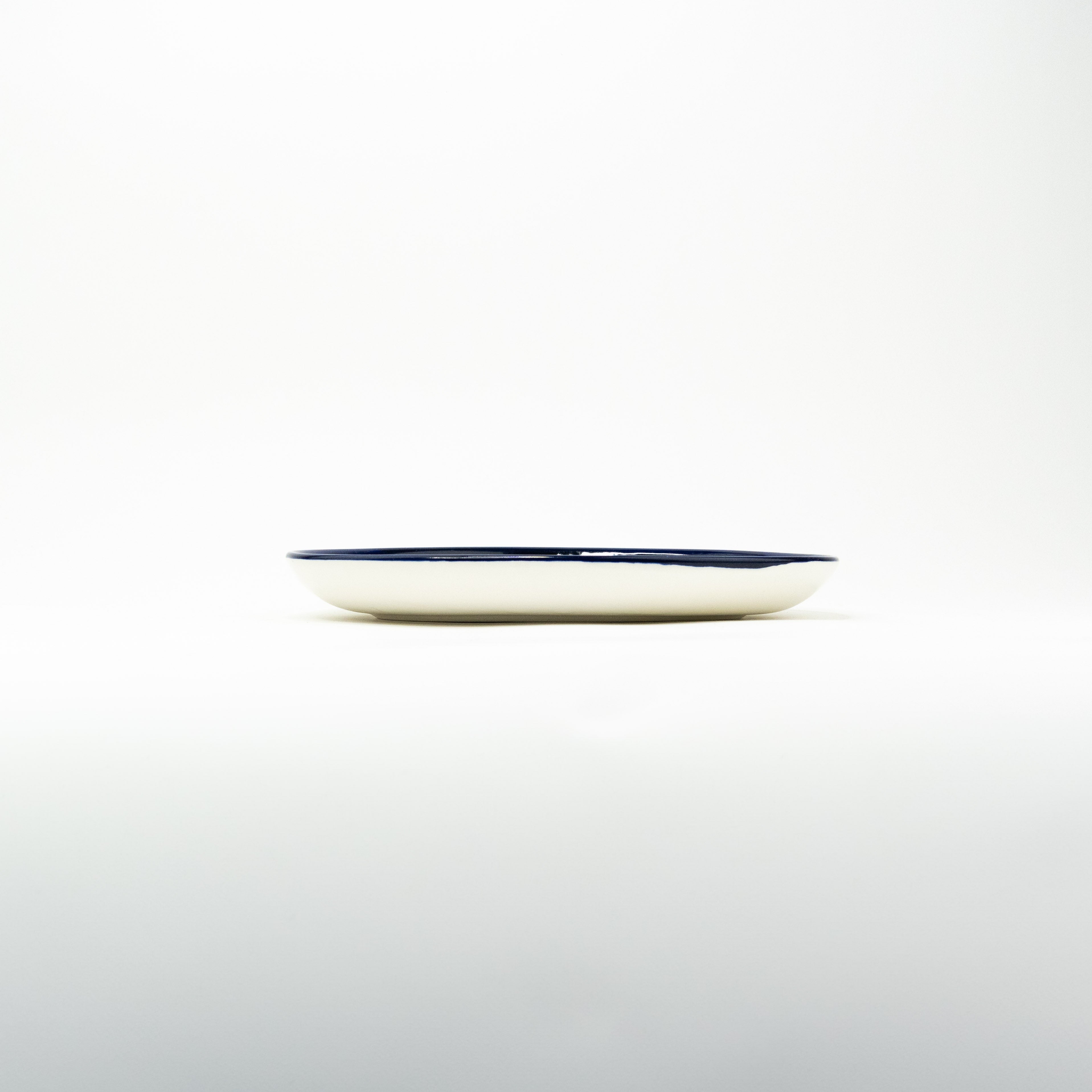 Oval 22 cm flach Alkhalil blau