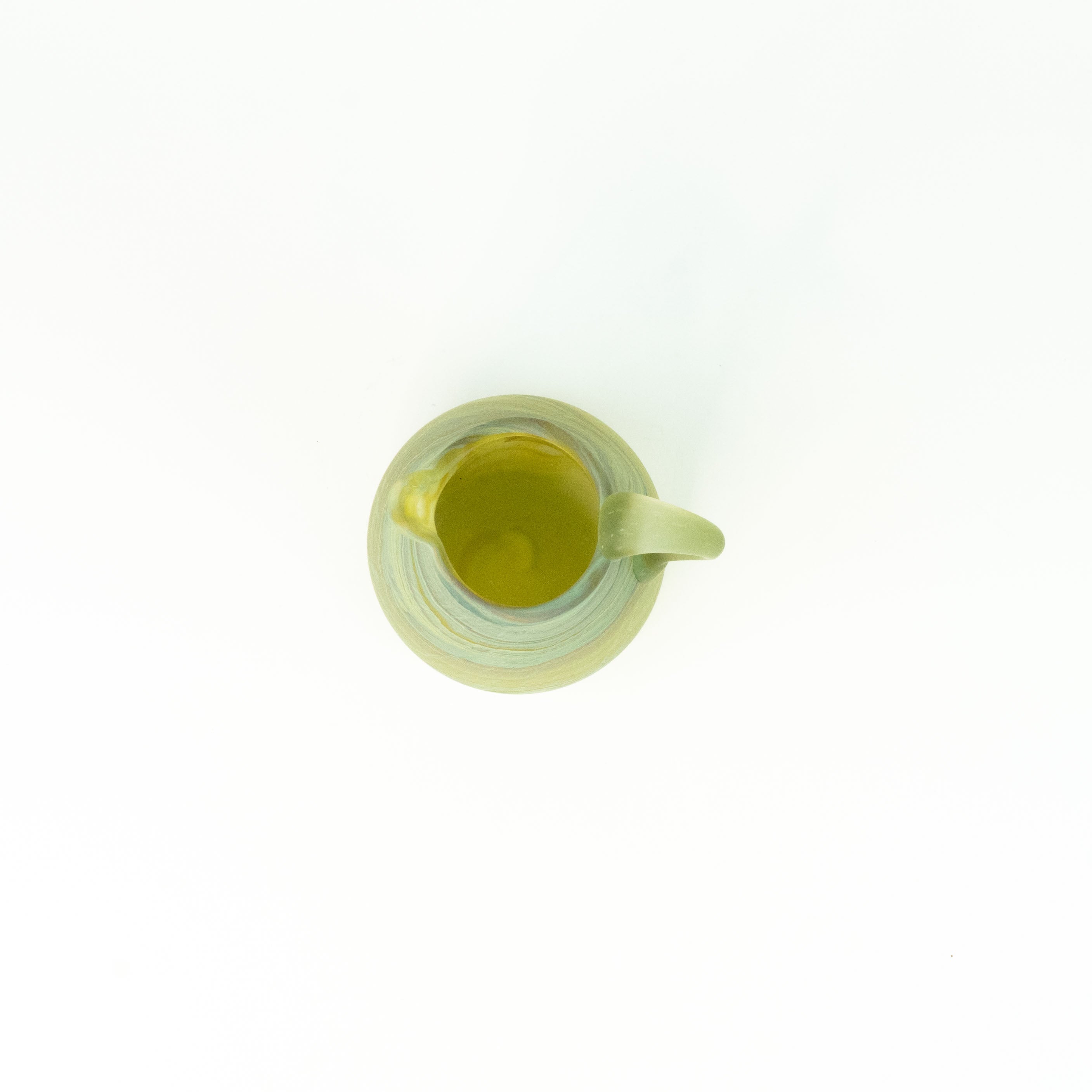 NEU Karaffe Limette Grün – Recyceltes Glas & Handgeblasen