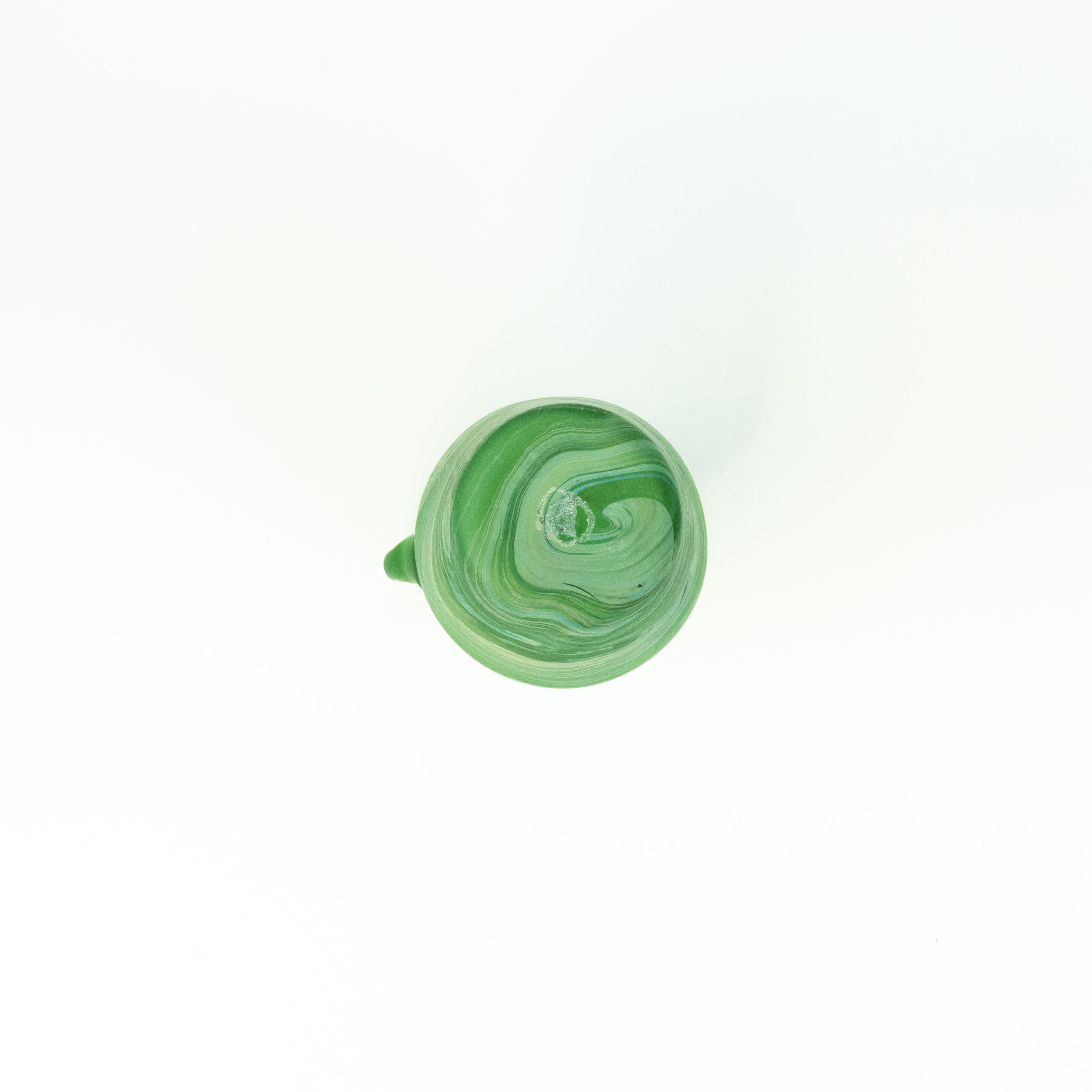 NEU Karaffe Grün – Recyceltes Glas & Handgeblasen