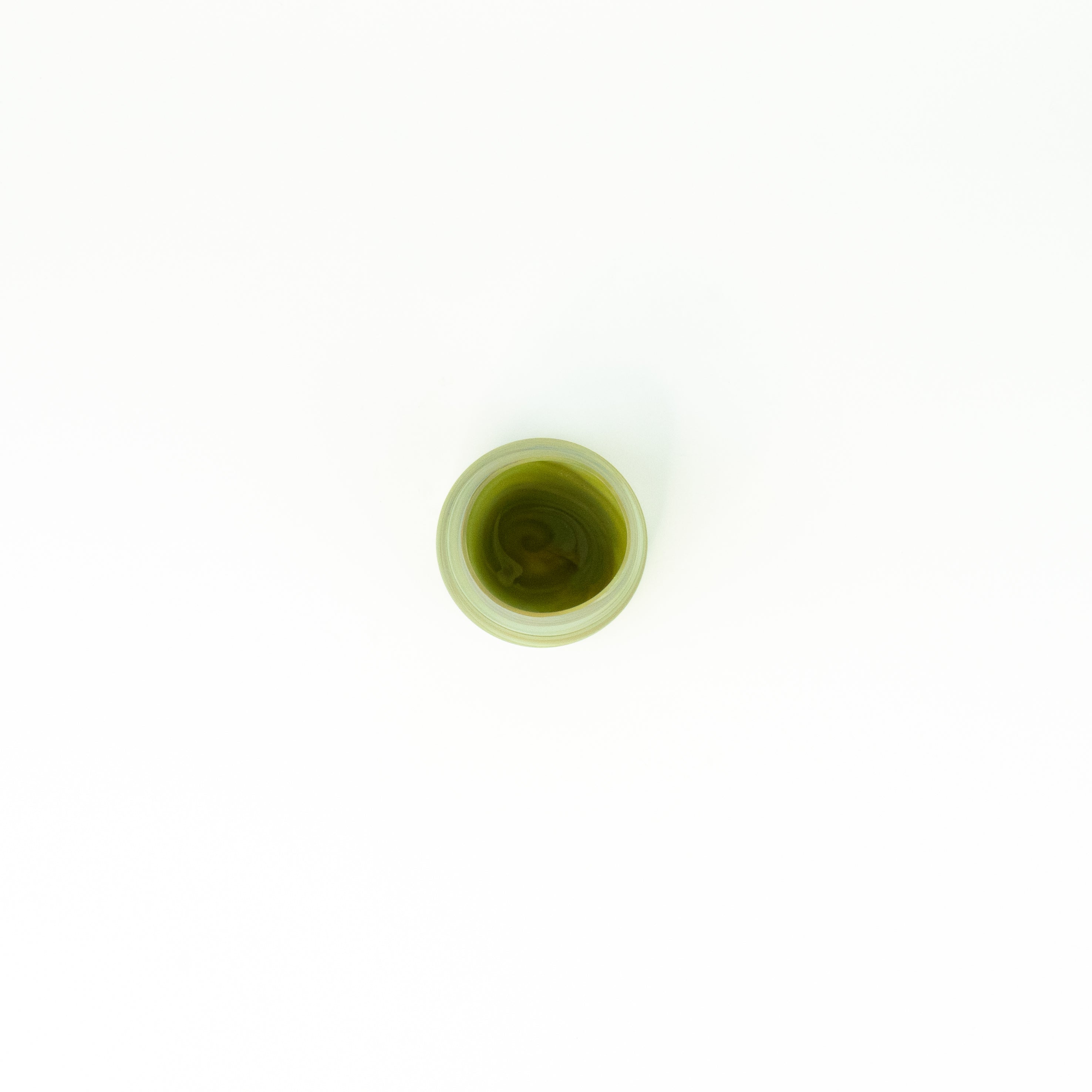 Neu Glas Limette grün ± 400ml – Recyceltes Glas & Handgeblasen