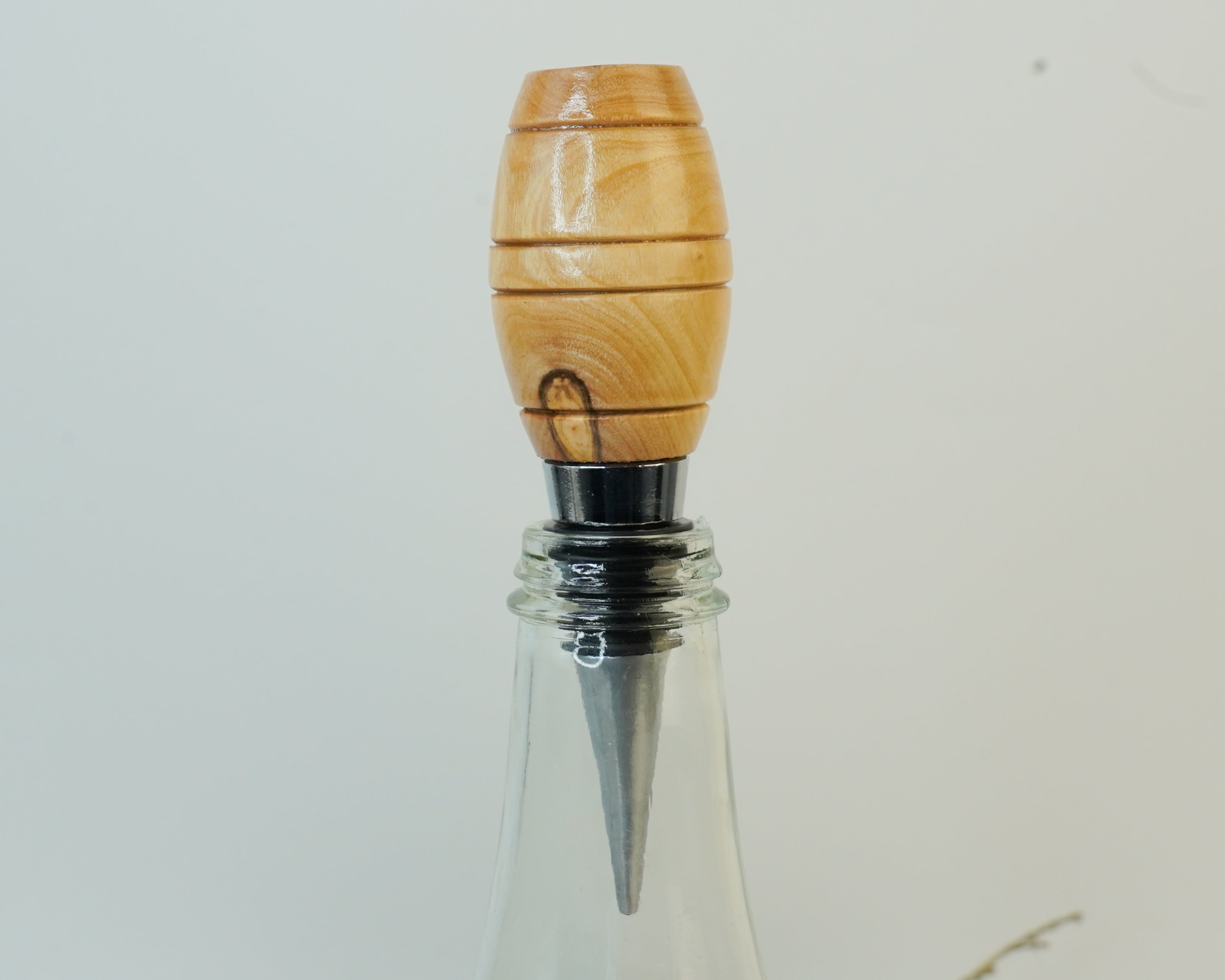 Flaschendeckel aus Olivenholz