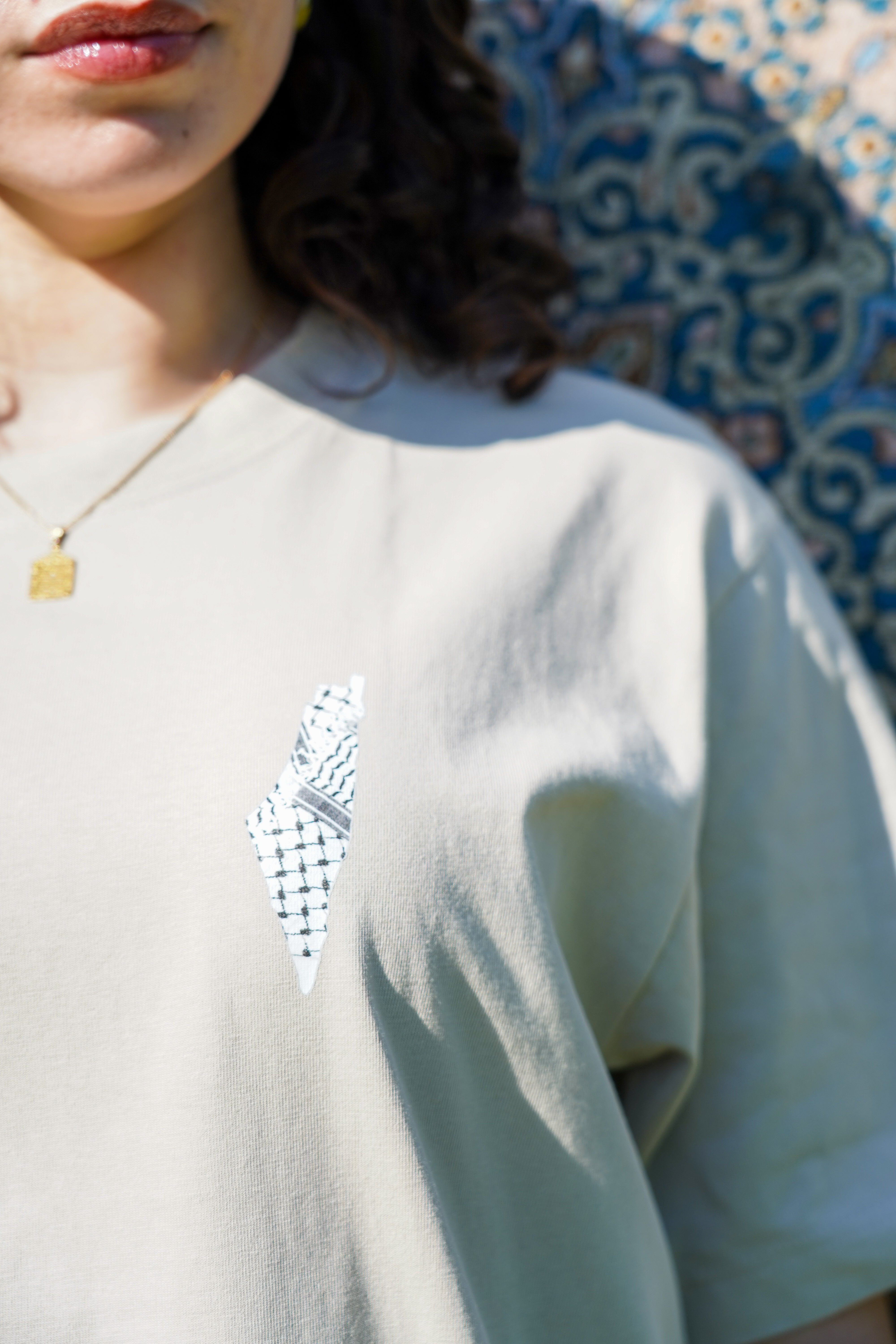Kuffiyeh Palästina Karte Shirt