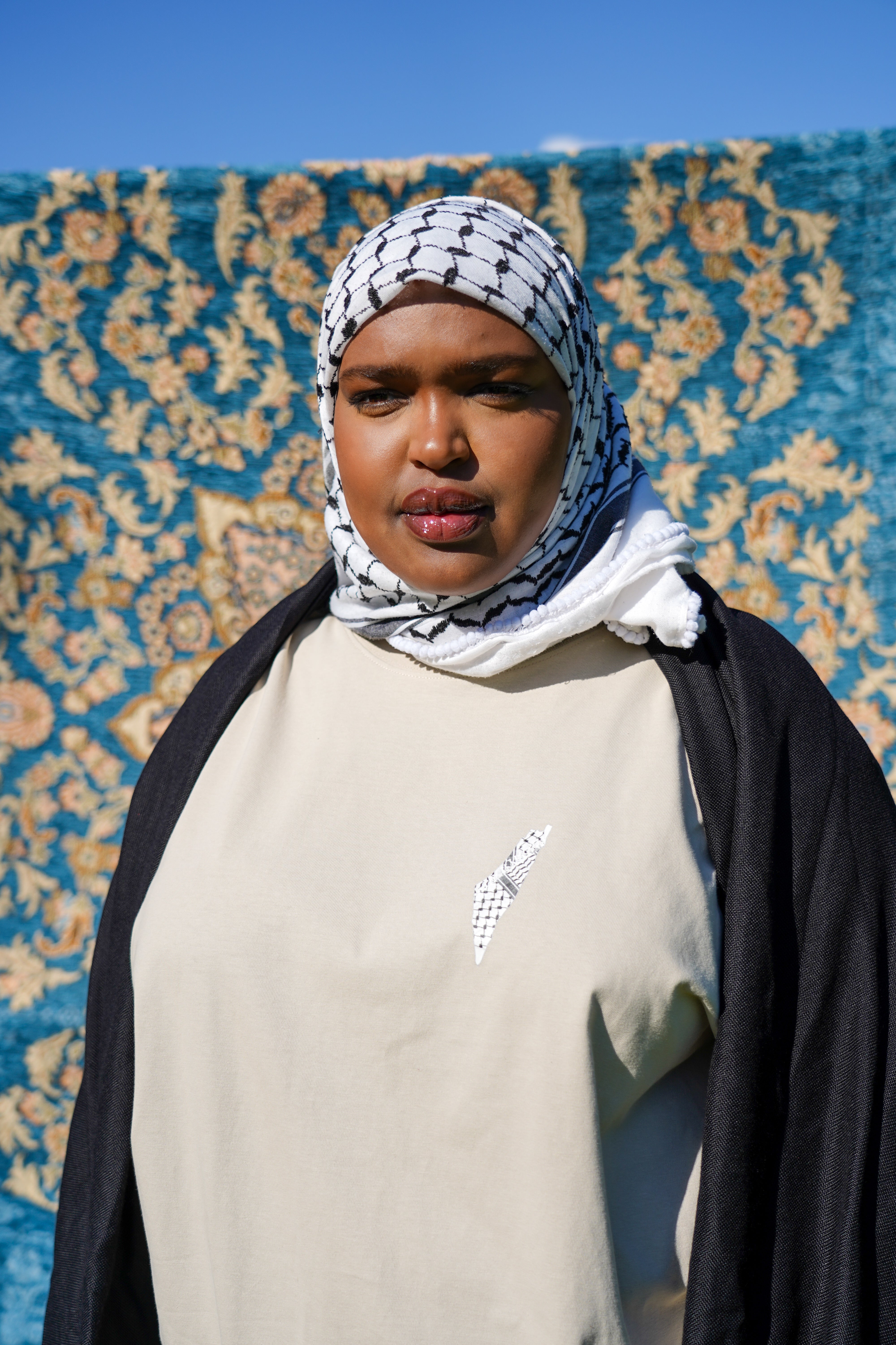 Kuffiyeh Palästina Karte Shirt