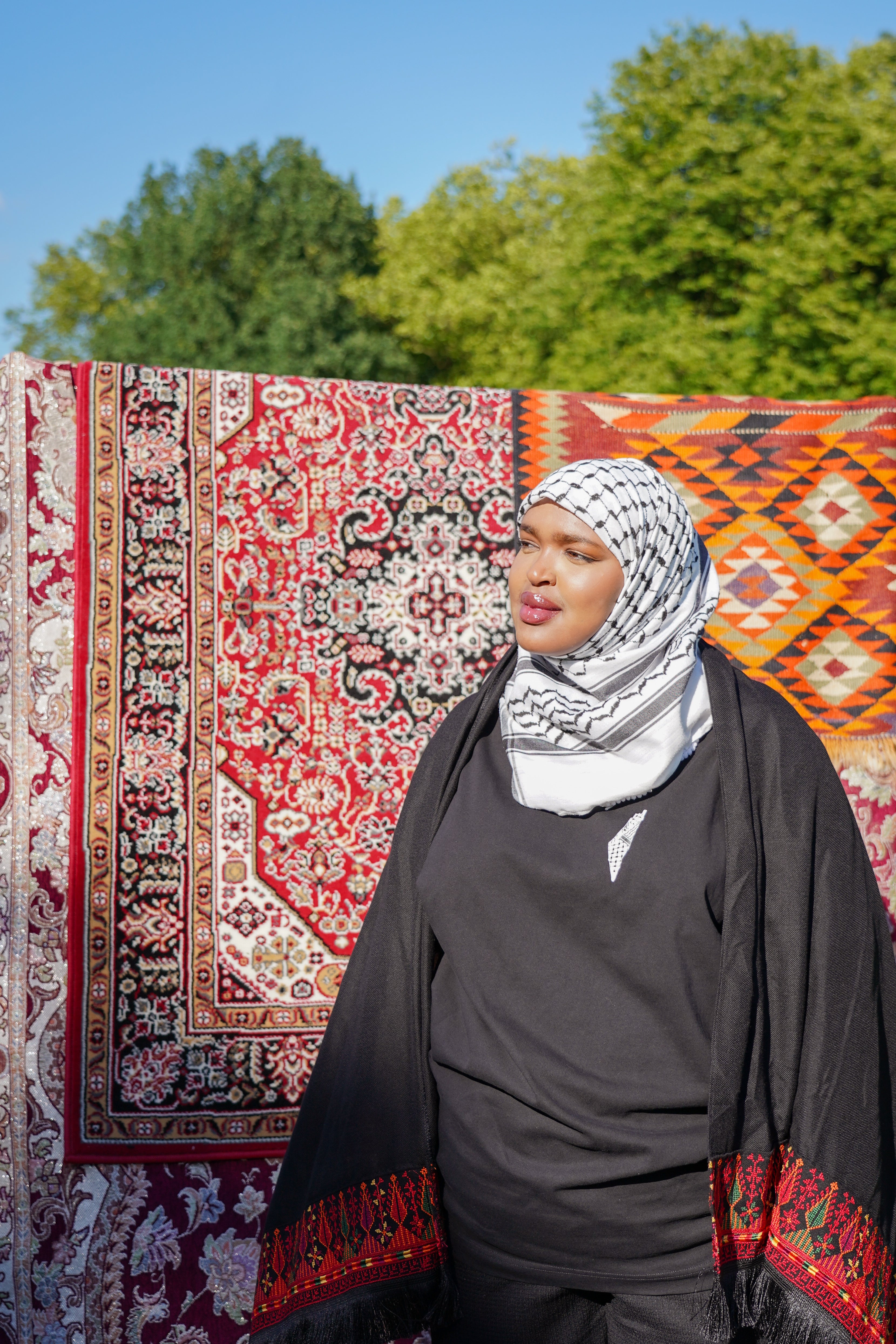 Kuffiyeh Palästina Karte Shirt