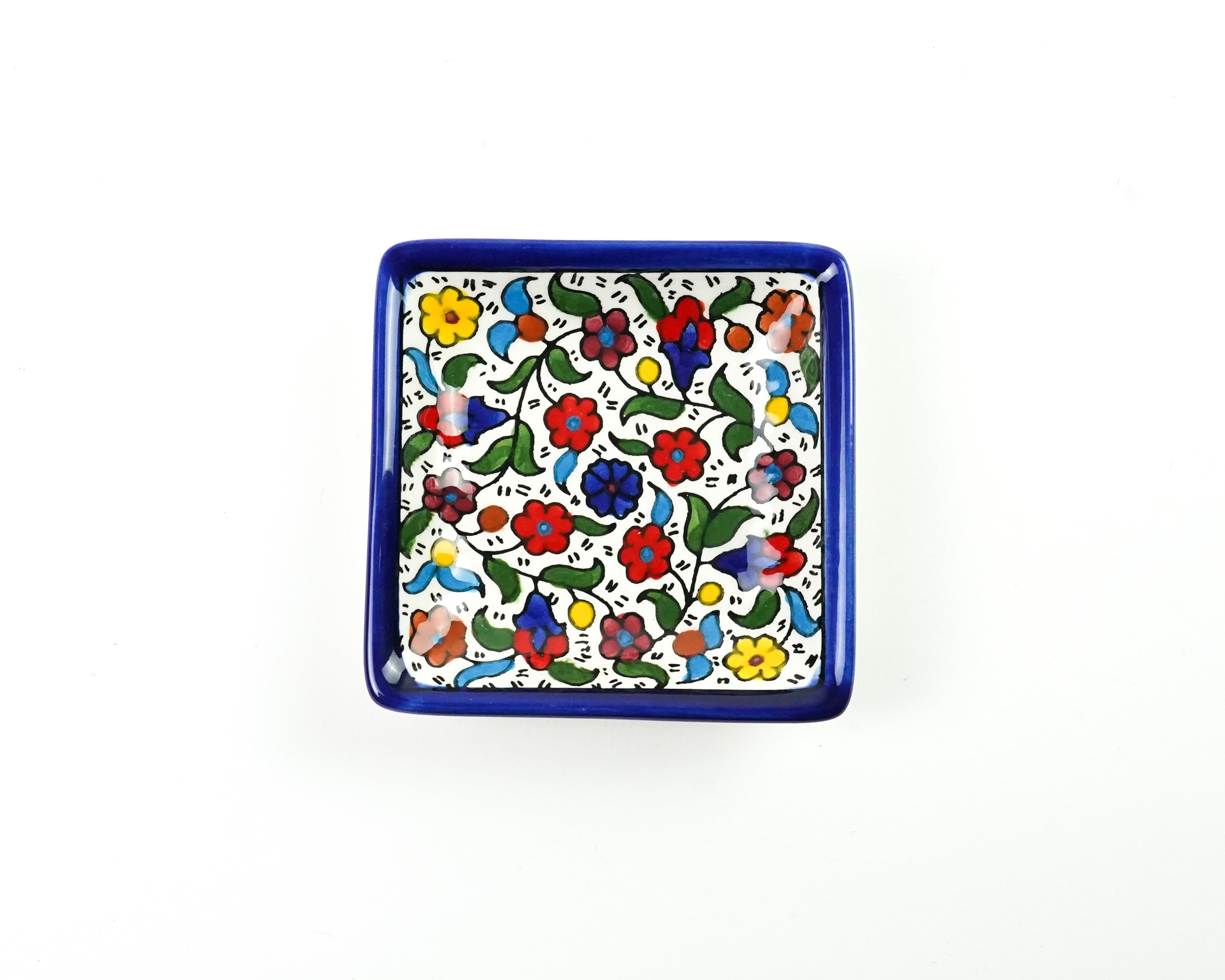 Viereckig 10 cm flach