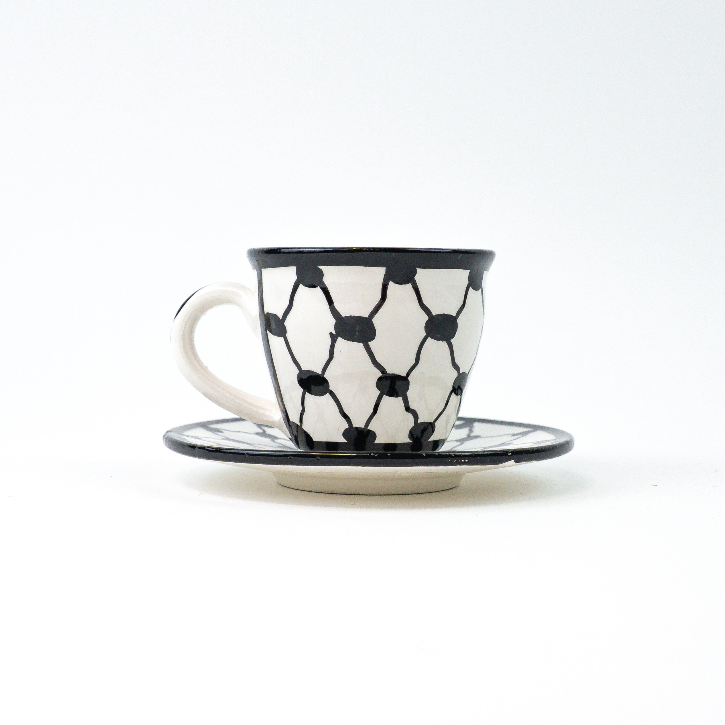 Kuffiyeh Esspressotasse mit unterteller
