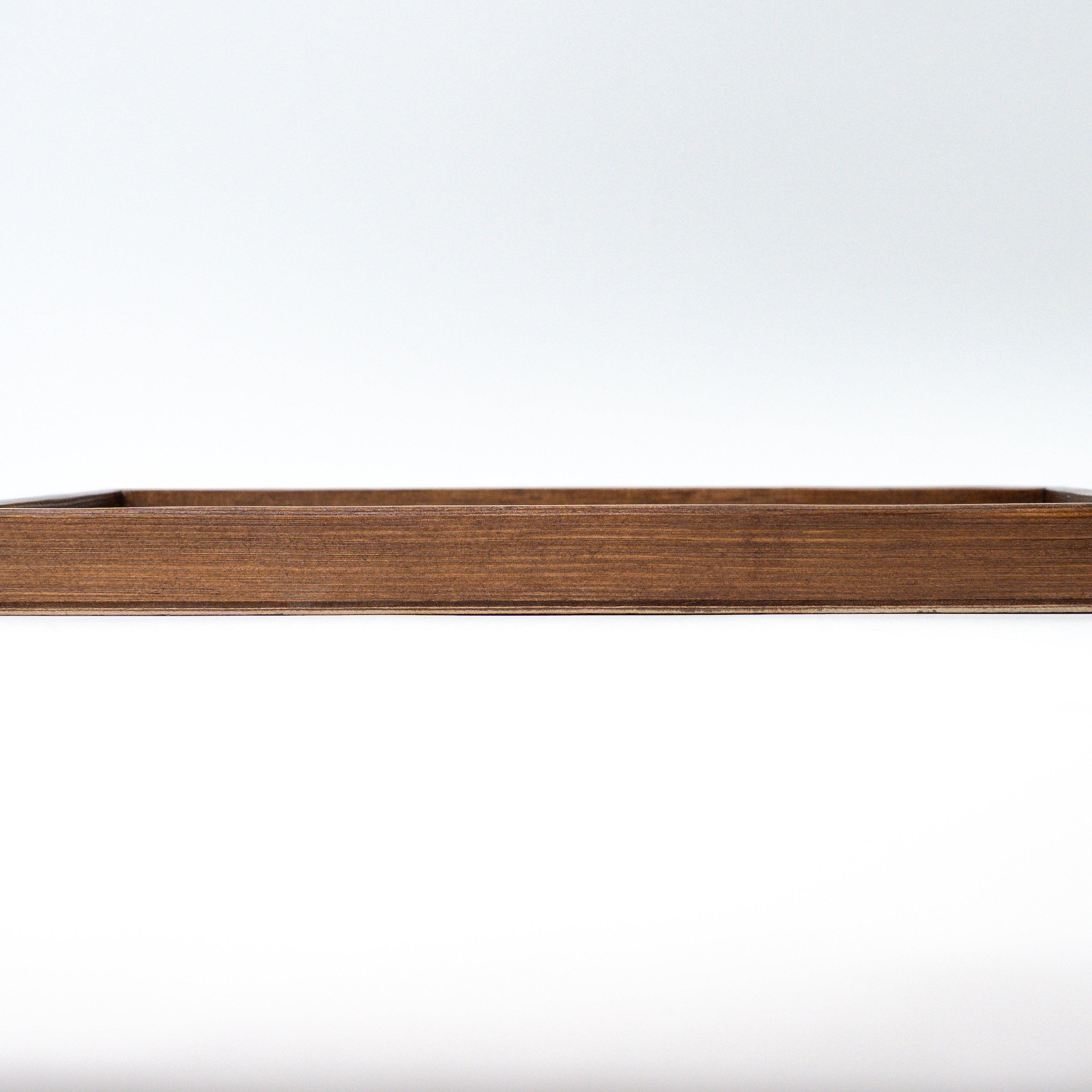 Servierplatte blau braun