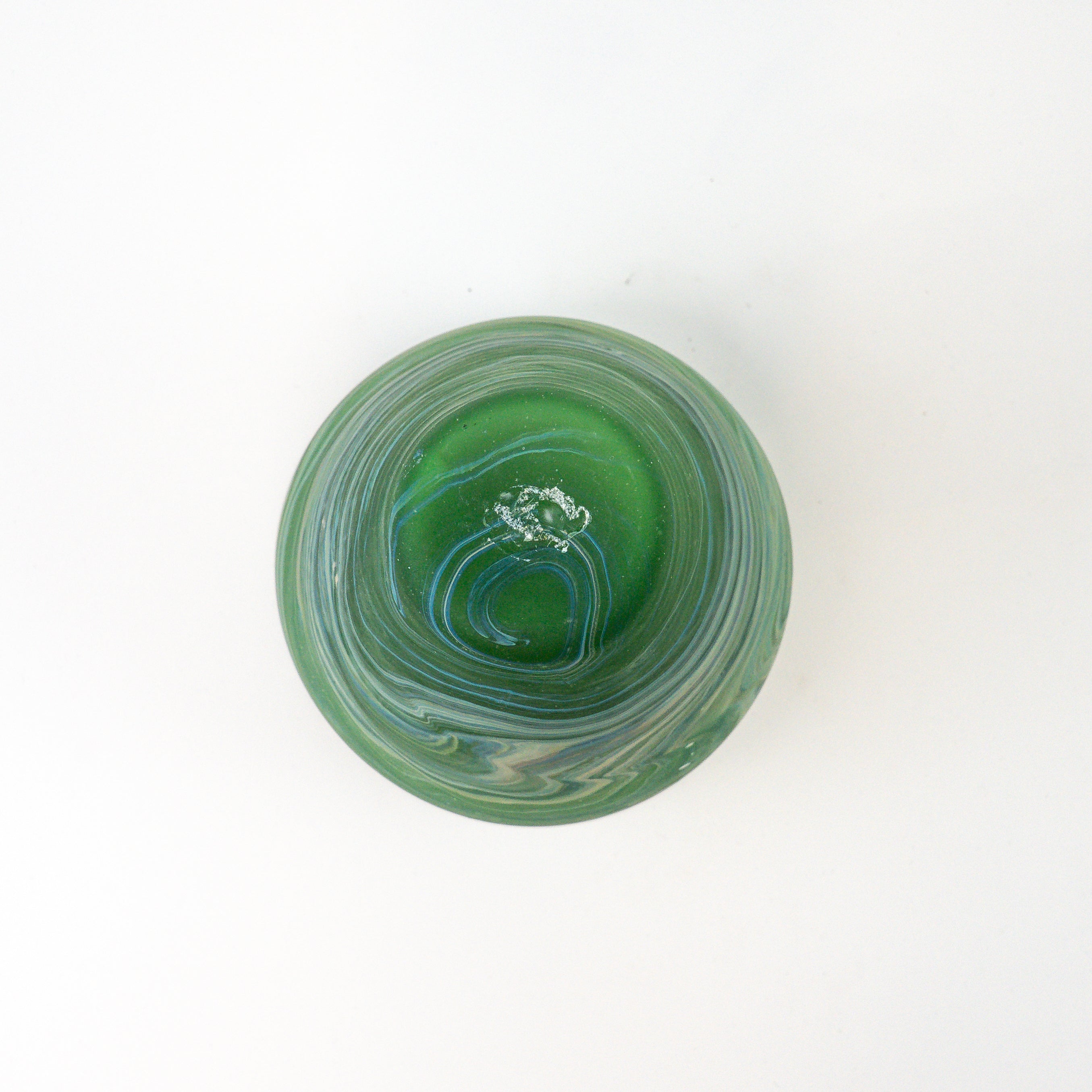 Hebron Vase Blau – Recyceltes Glas & Handgeblasen