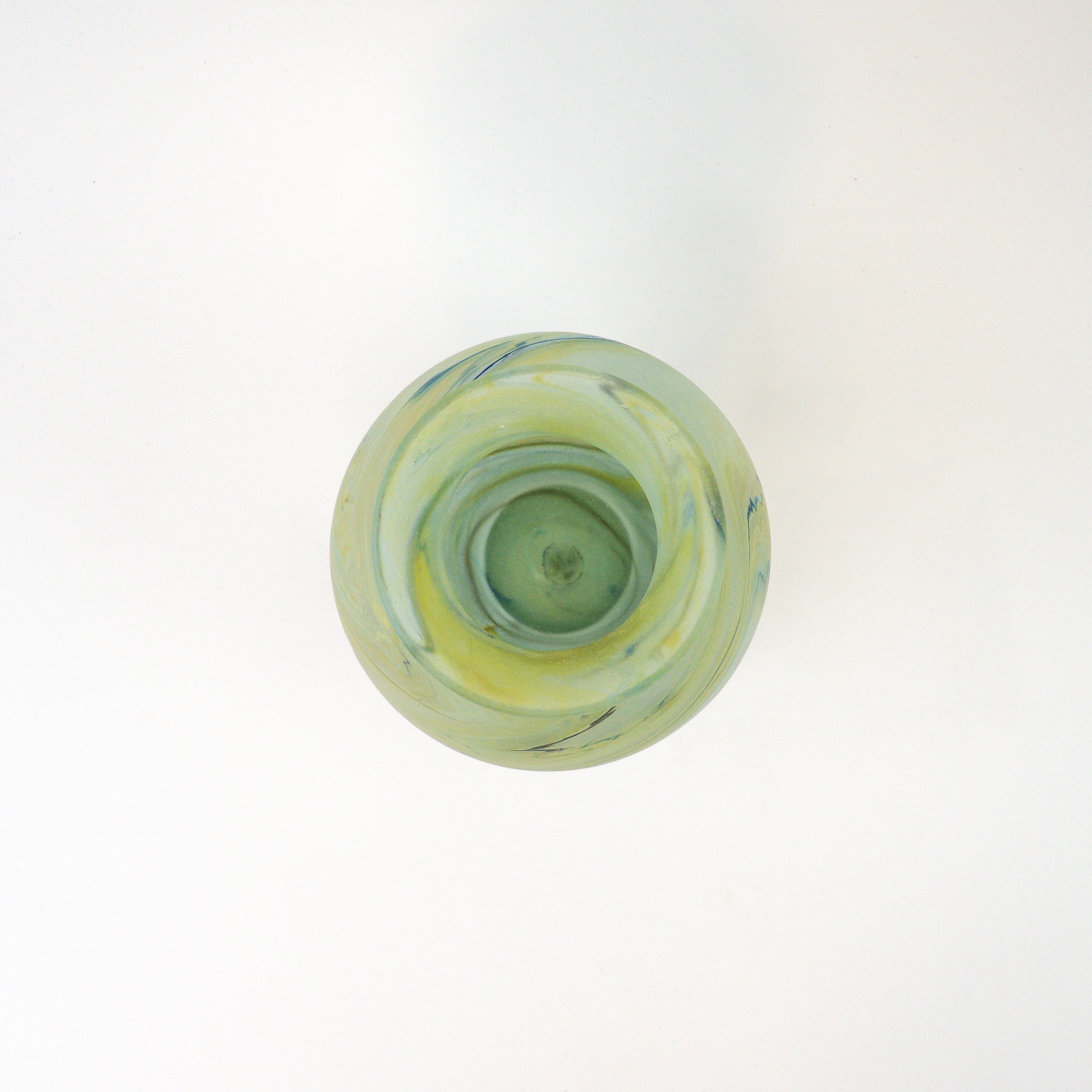 Hebron Vase Green – Recycled Glass & Handblown