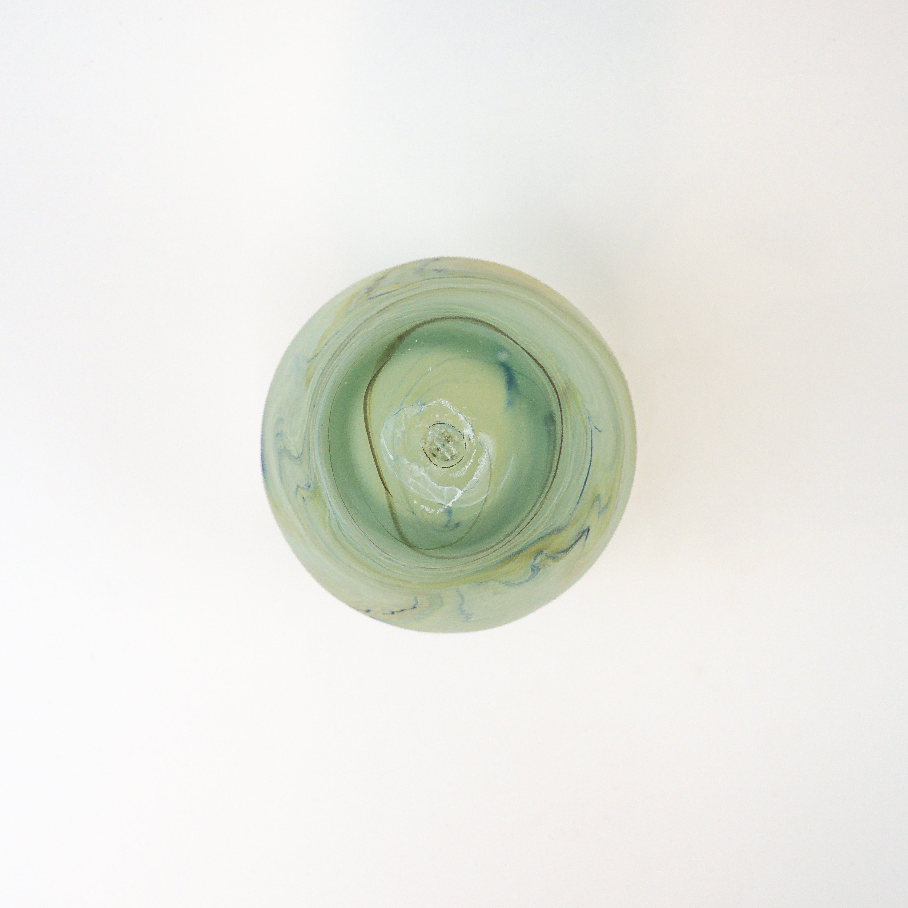 Hebron Vase Green – Recycled Glass & Handblown