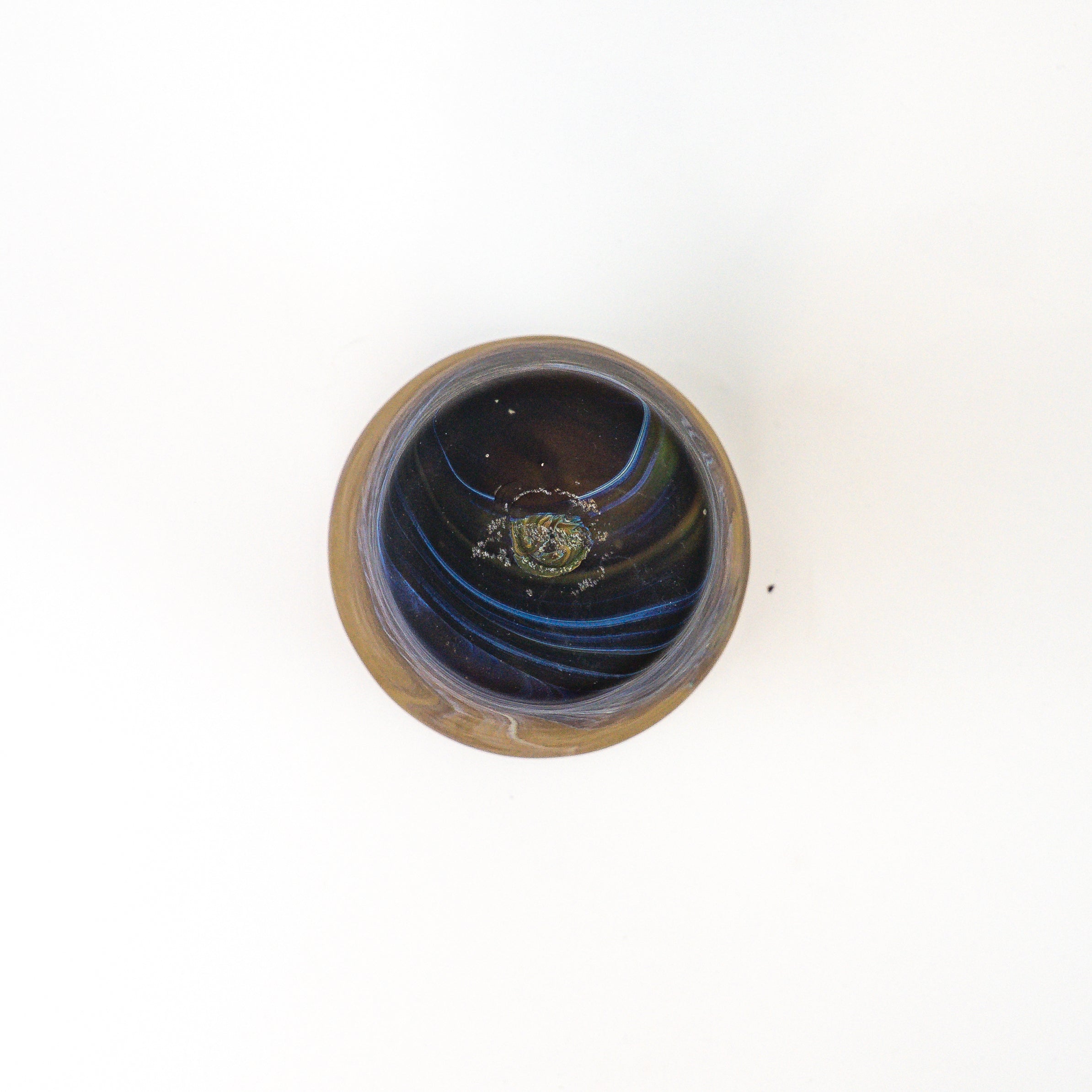 Hebron Vase Braun – Recyceltes Glas & Handgeblasen