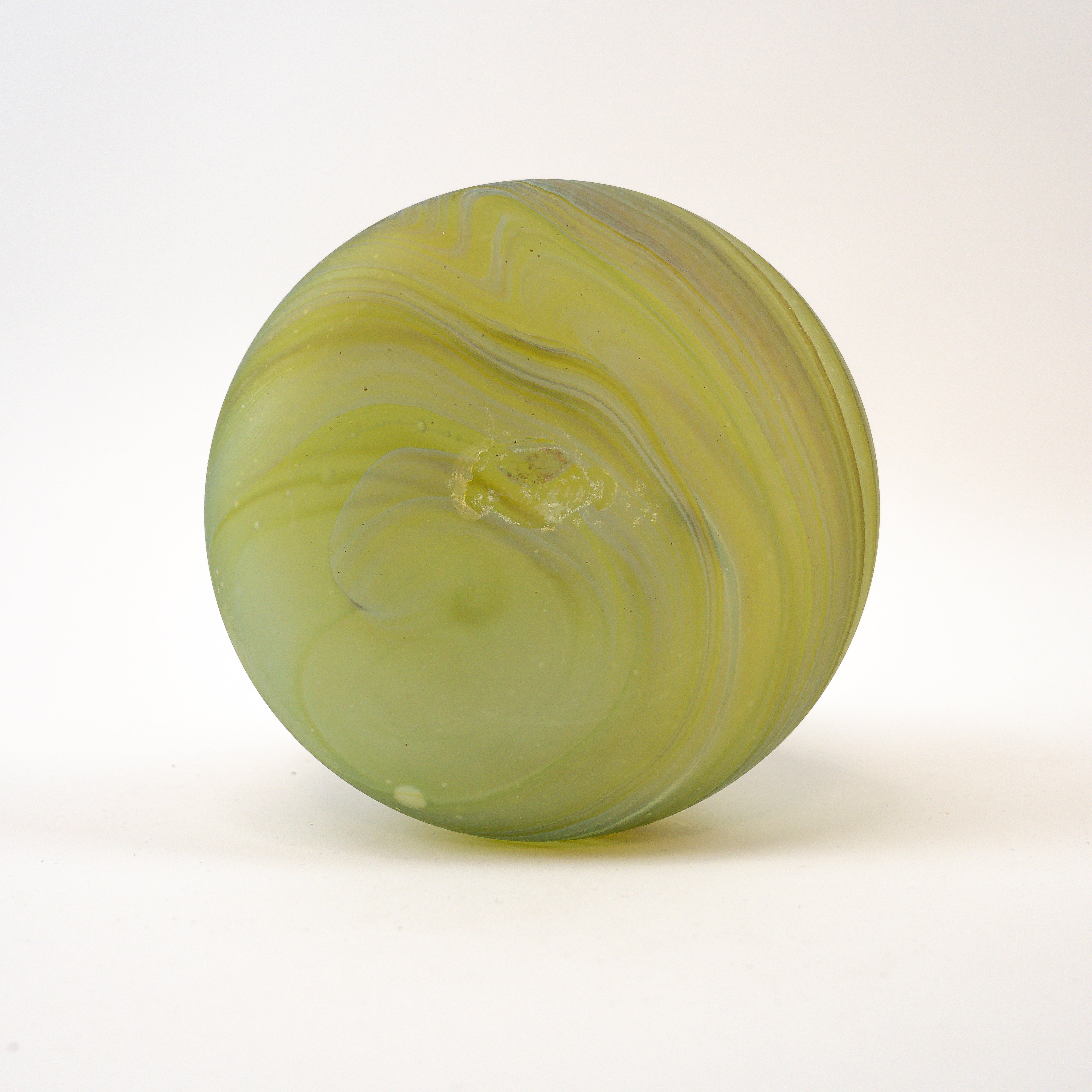 Hebron Carafe Green Brown – Recycled Glass & Hand-blown