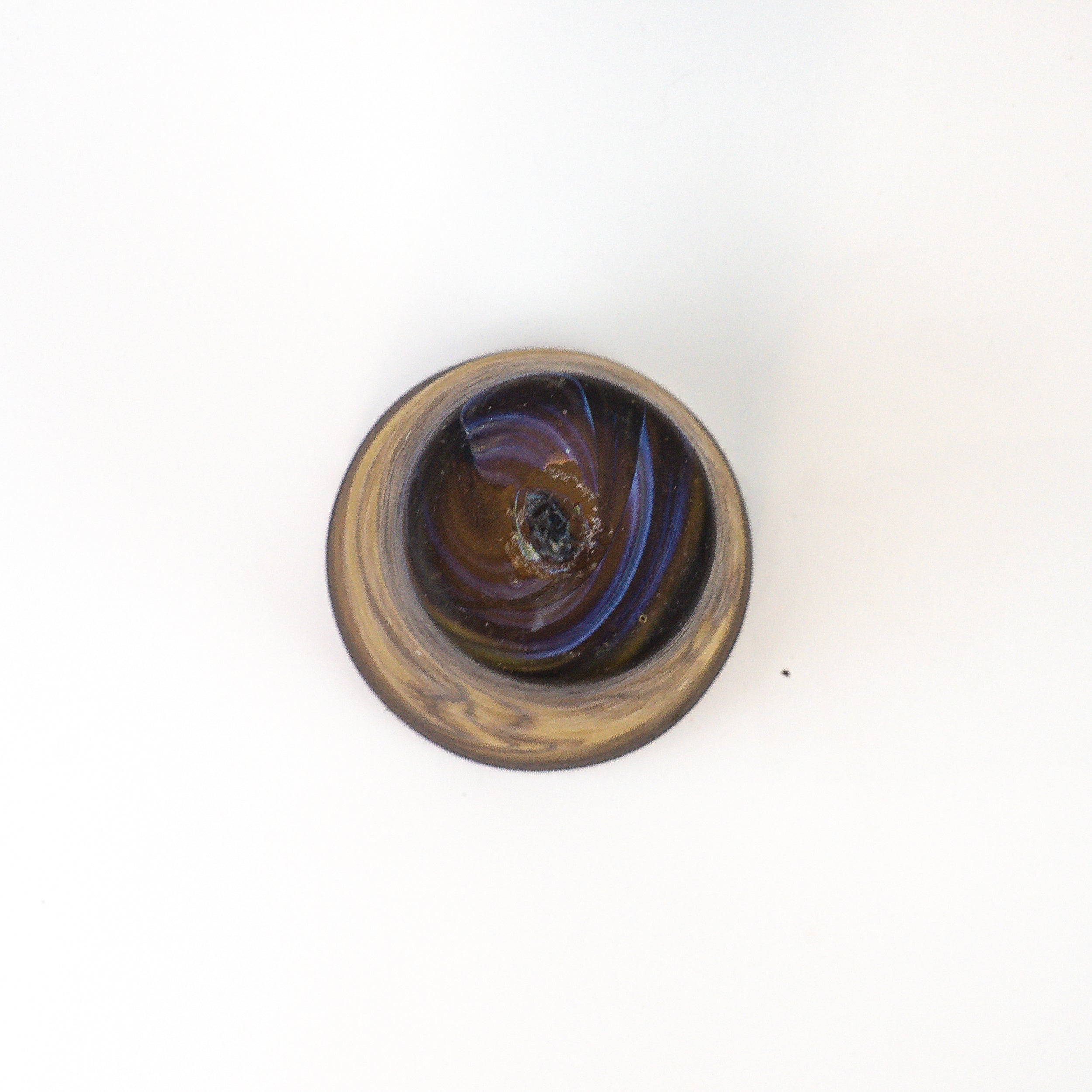 Hebron Vase Braun – Recyceltes Glas & Handgeblasen