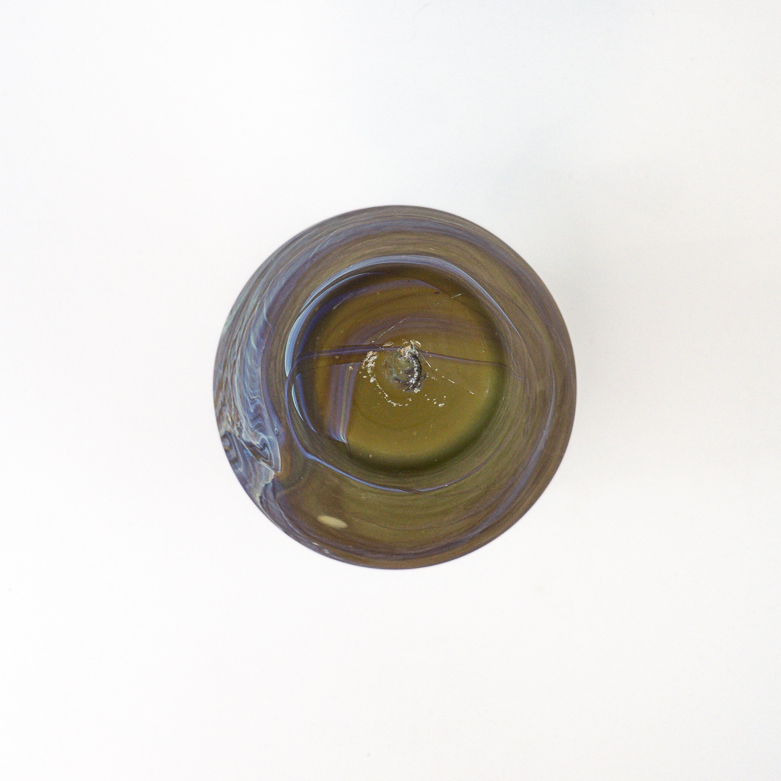 Hebron Karaffe / Vase braun – Recyceltes Glas & Handgeblasen