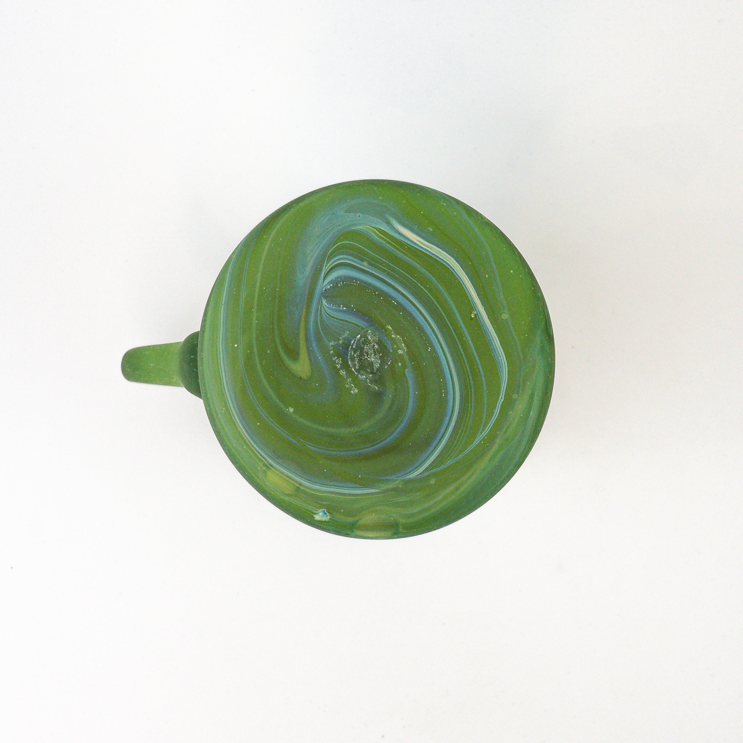 Hebron Karaffe Grün – Recyceltes Glas & Handgeblasen