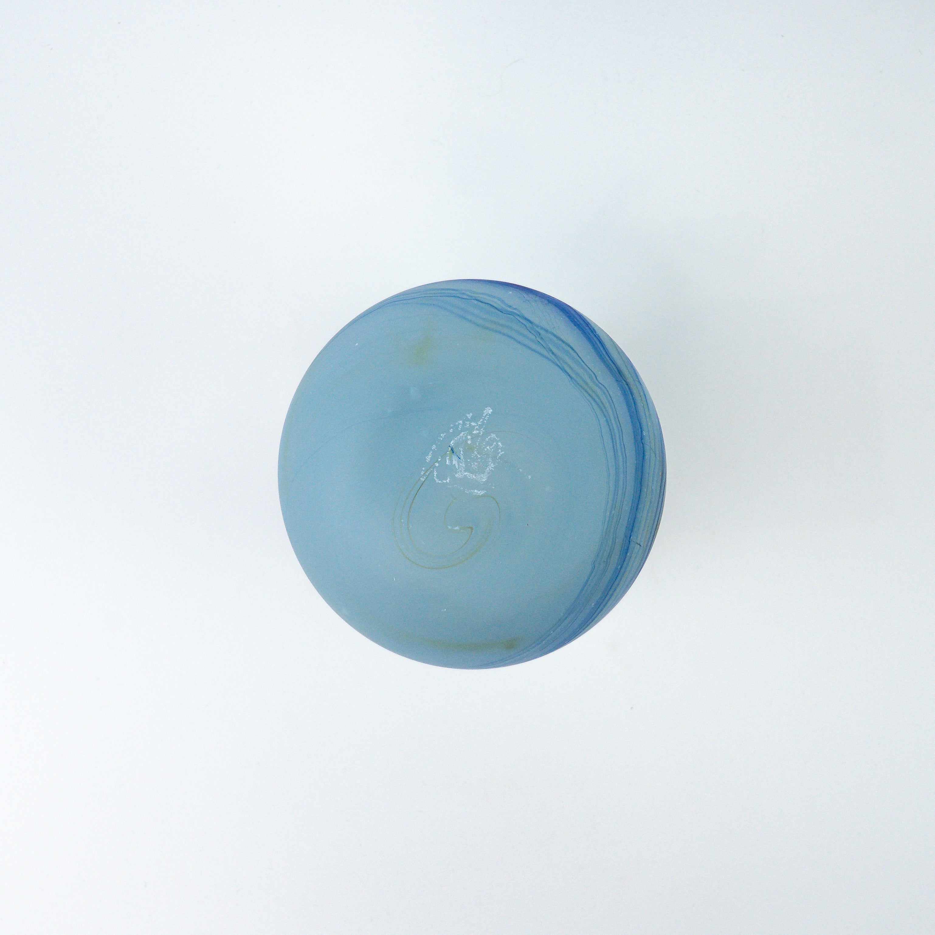 Hebron Vase Himmelblau – Recyceltes Glas & Handgeblasen