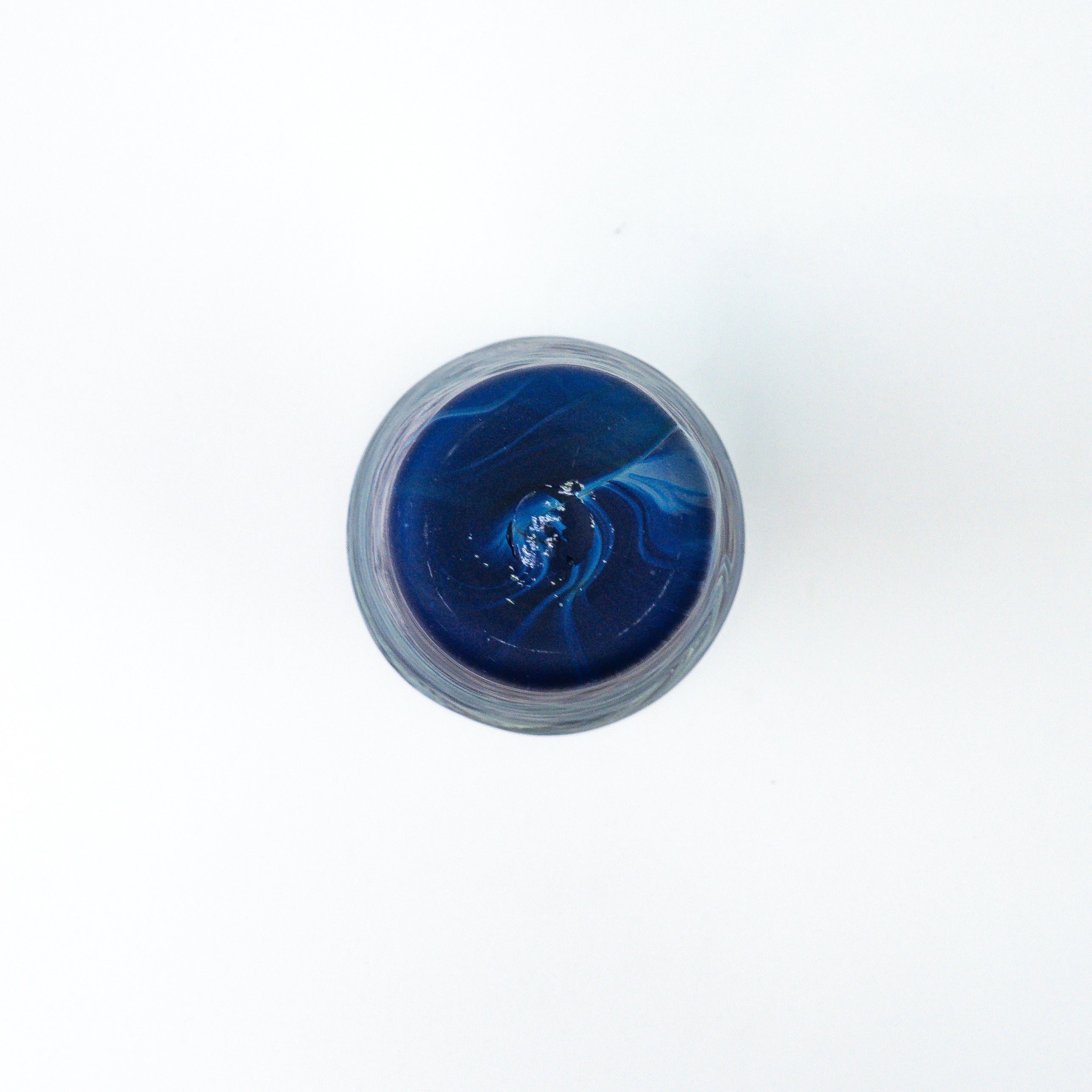 Hebron Karaffe / Vase Blau – Recyceltes Glas & Handgeblasen