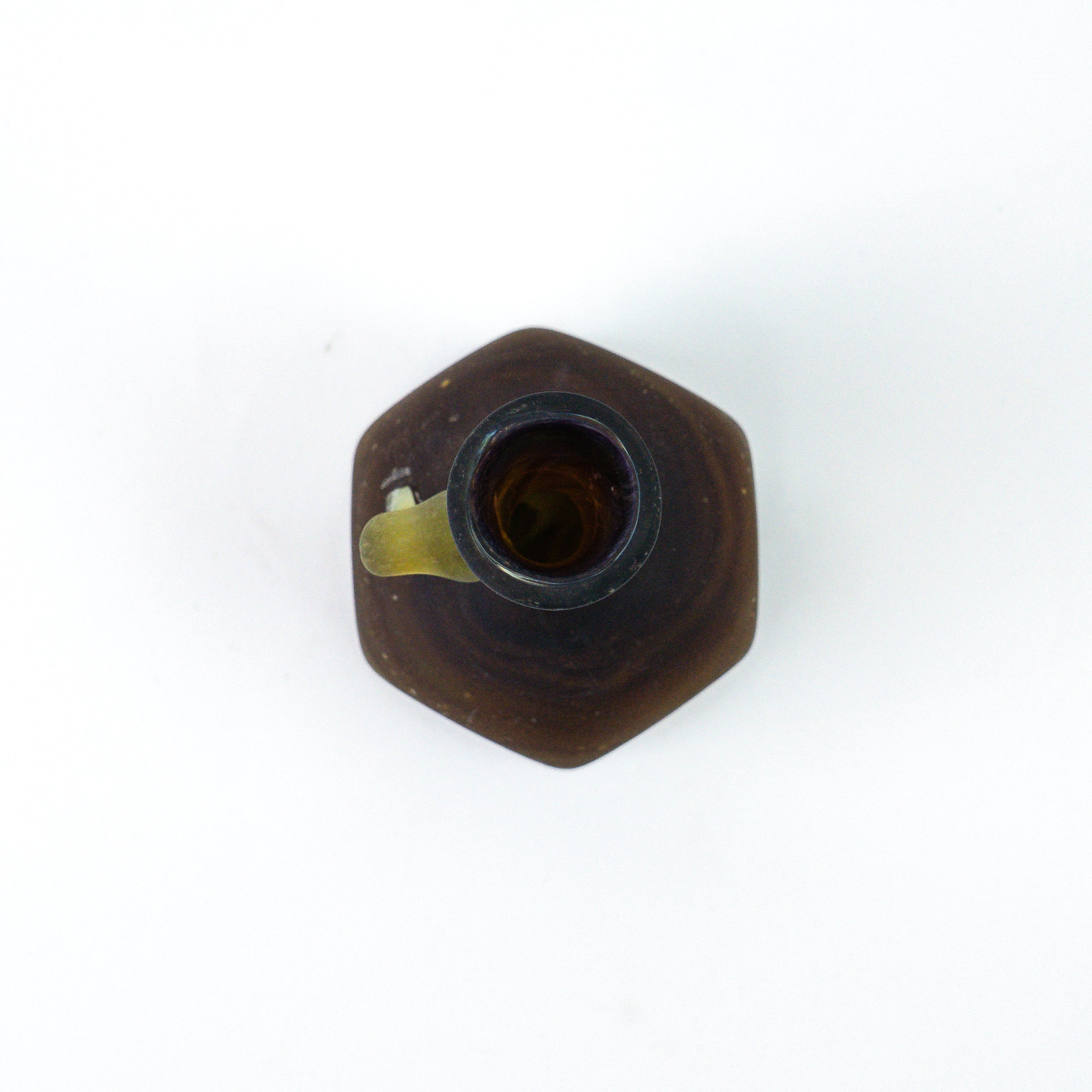 Hebron Mini- Karaffe / Vase Braun – Recyceltes Glas & Handgeblasen