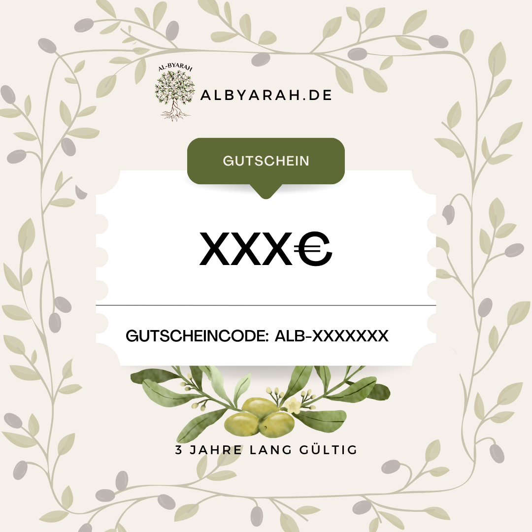 Albyarah Geschenkgutschein