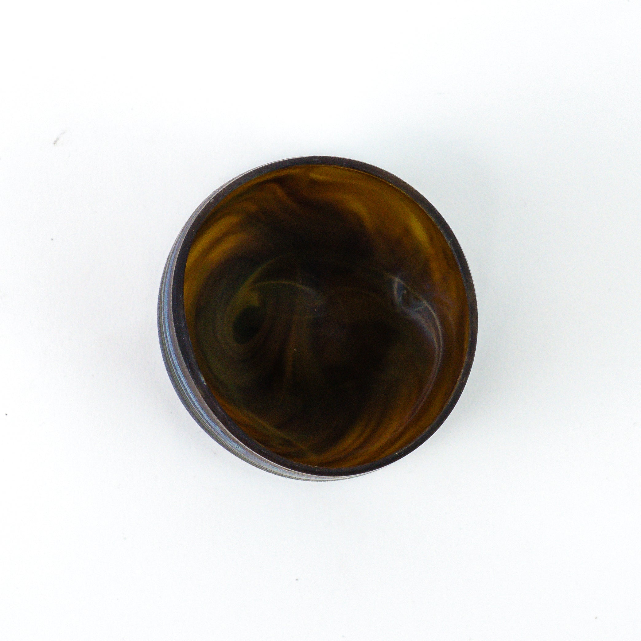 Hebron Mini Tasse Braun – Recyceltes Glas & Handgeblasen