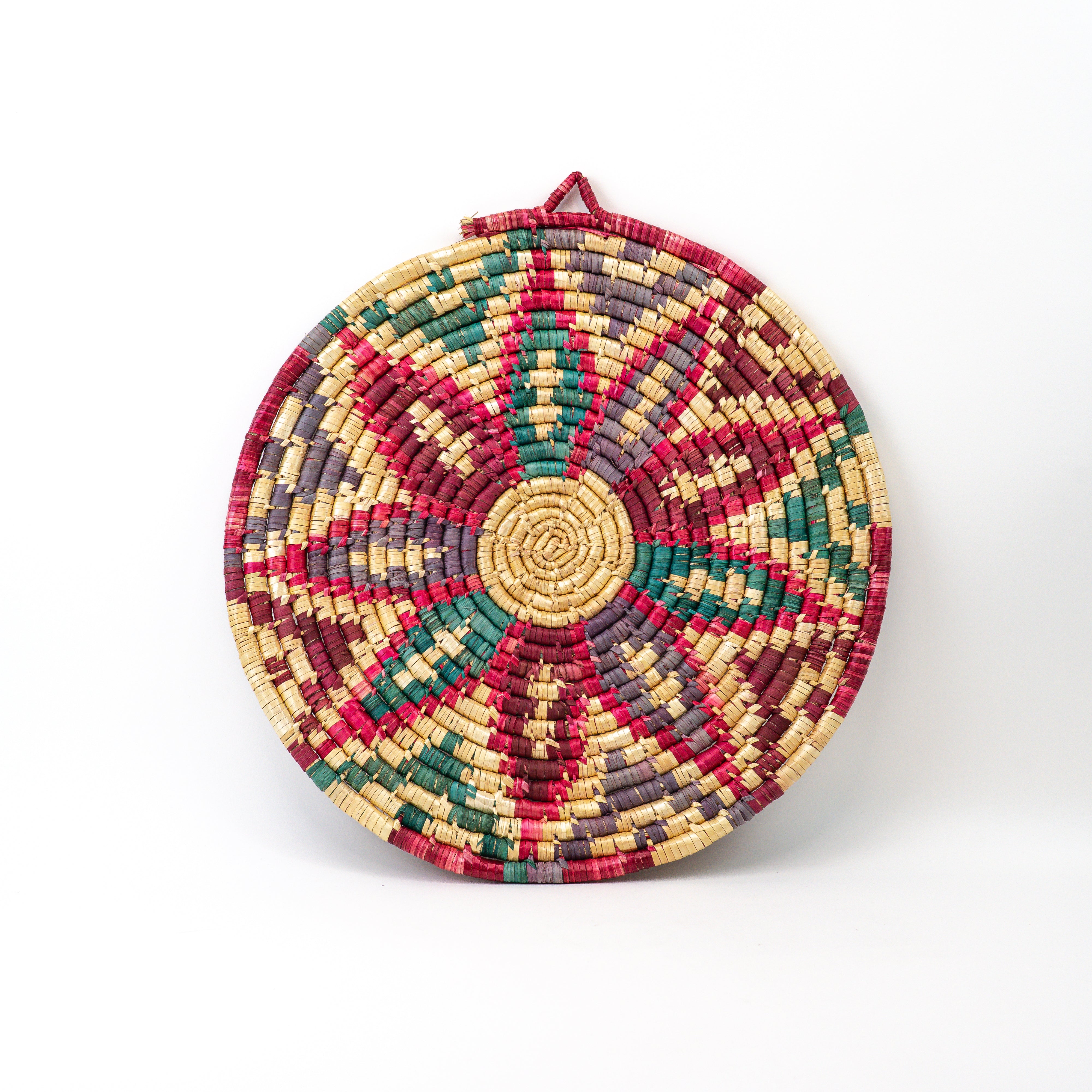 Handgeflochtenes Stroh-Tablett Ø 50 cm