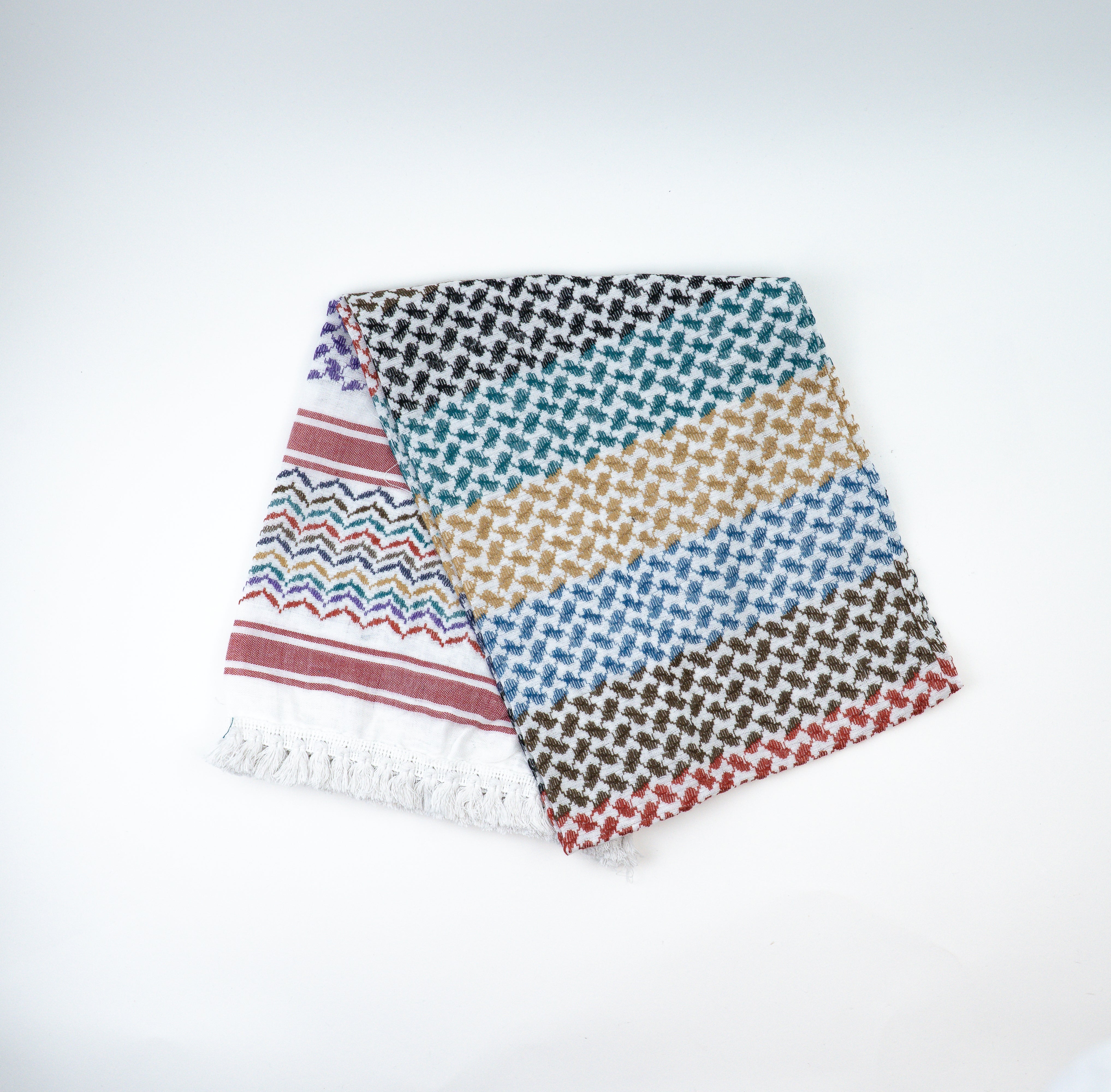 Regenbogen - Schal 25