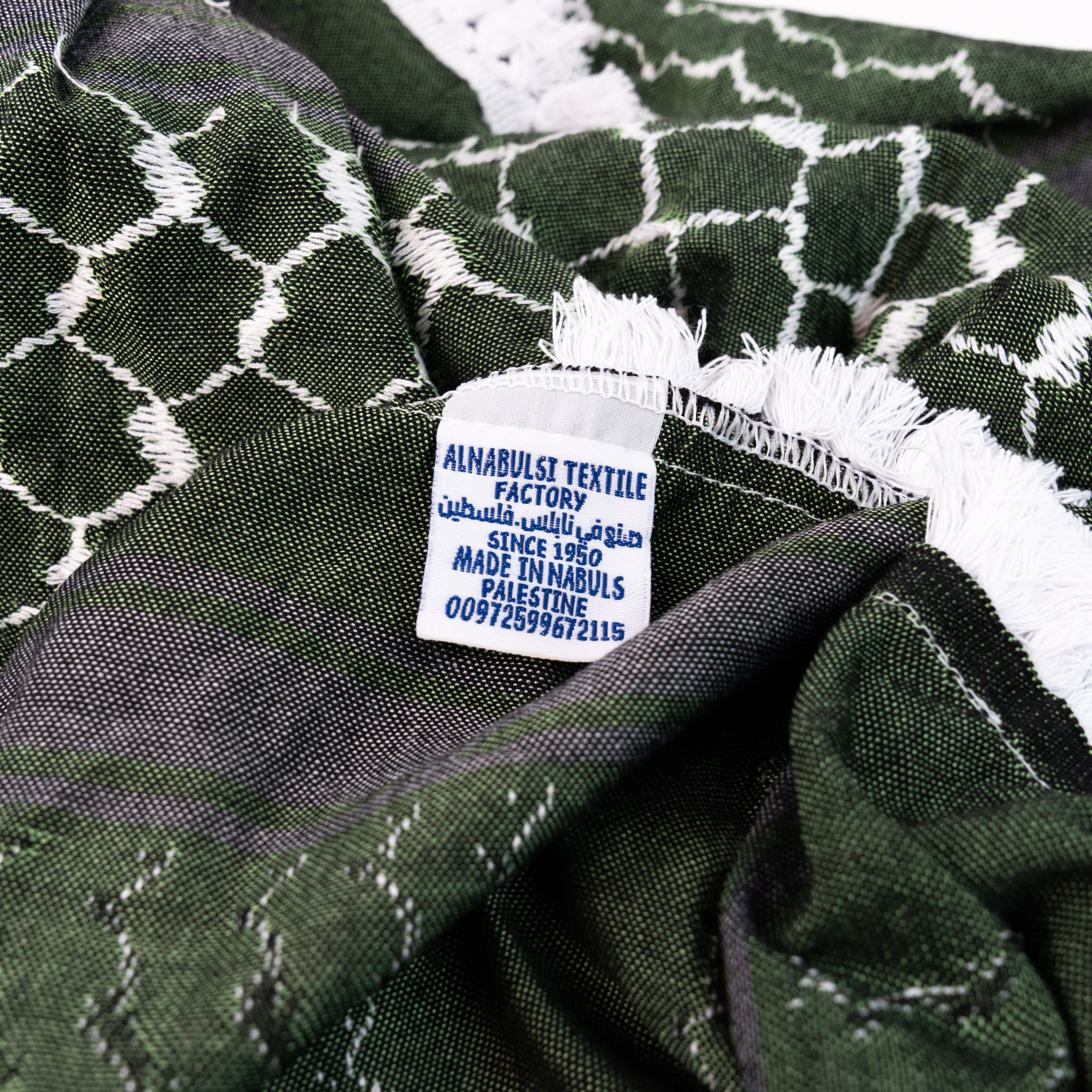Neu Dunkel grüne Kuffiyeh