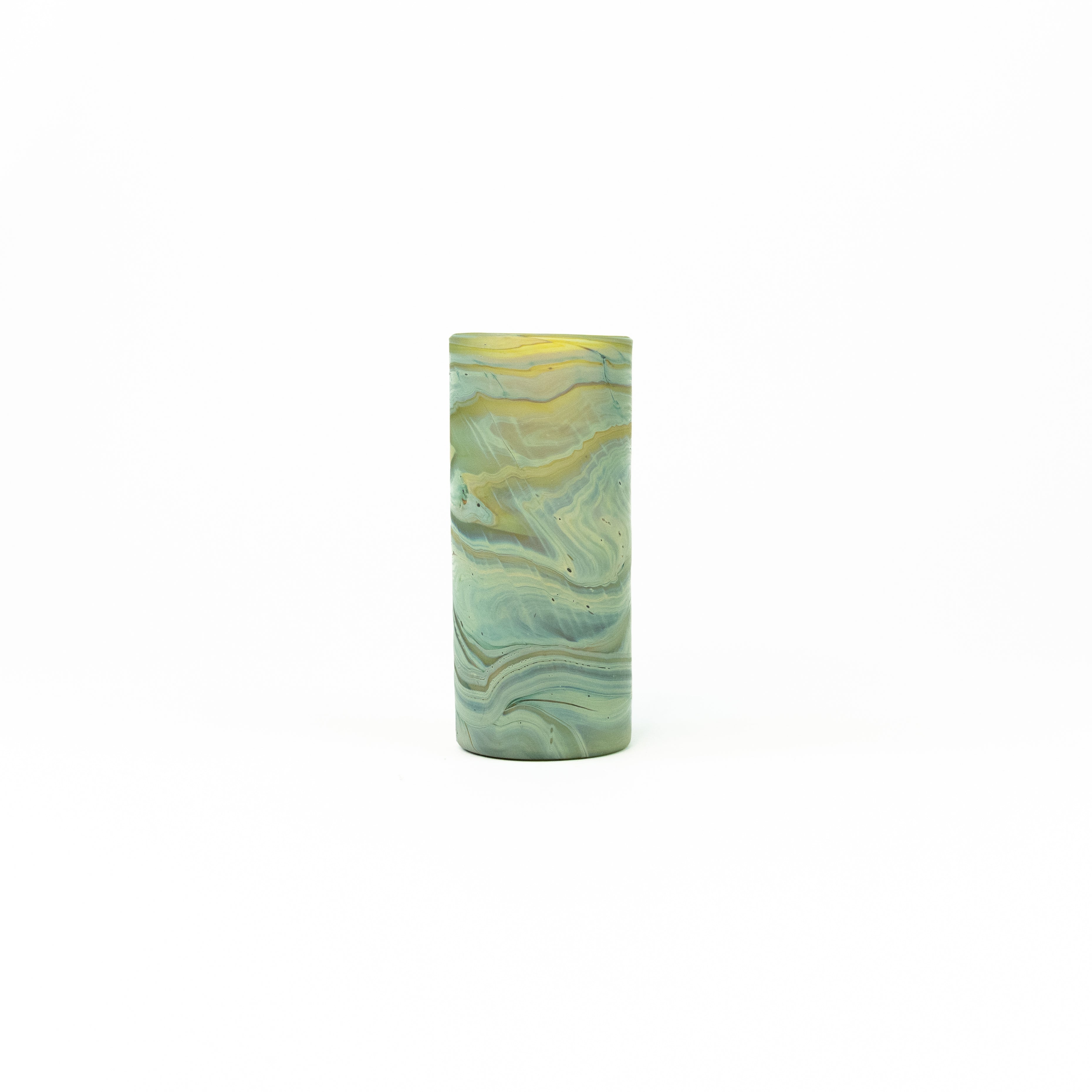 NEU Glas Limette Grün – Recyceltes Glas & Handgeblasen
