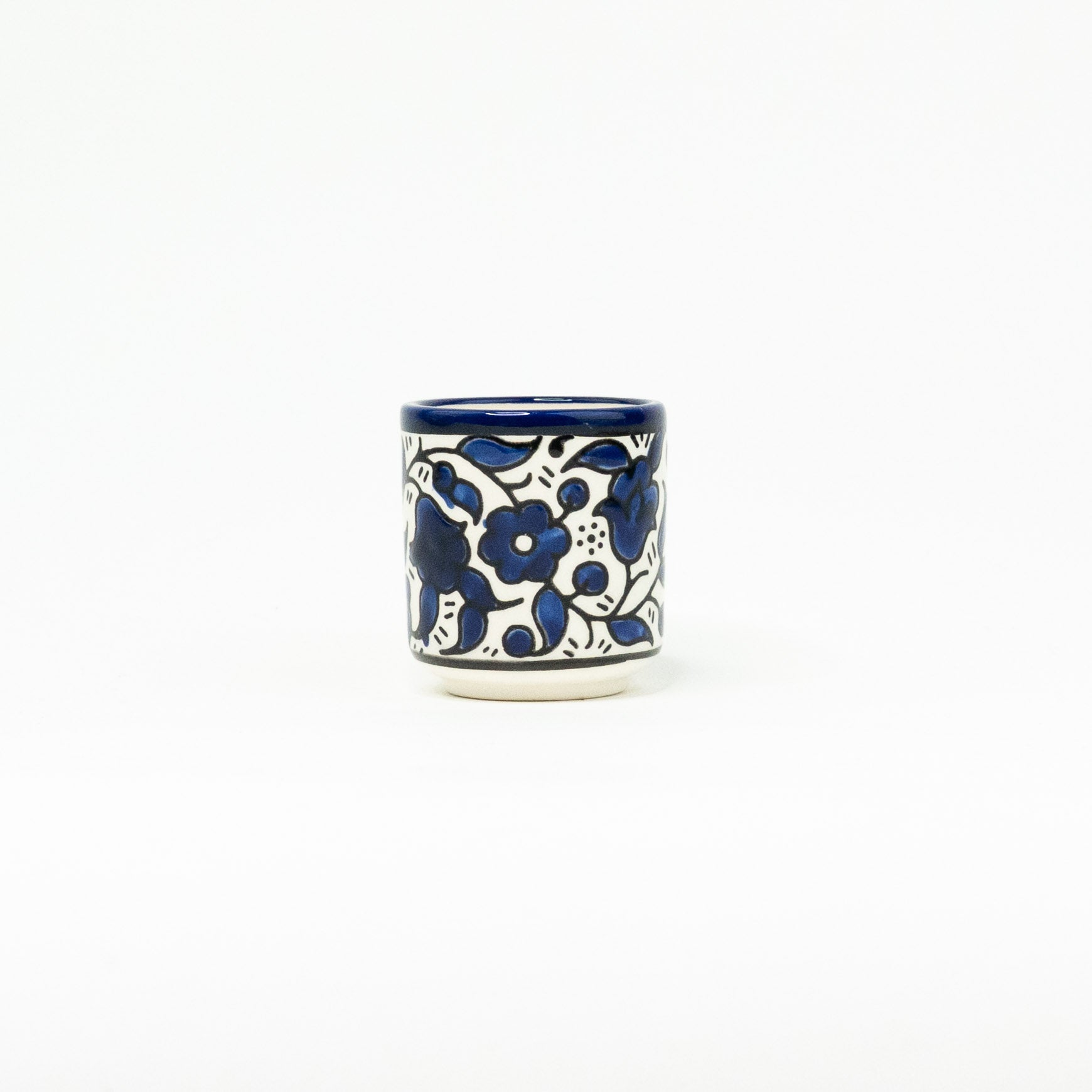 Finjan mit Untertasse Alkhalil blau