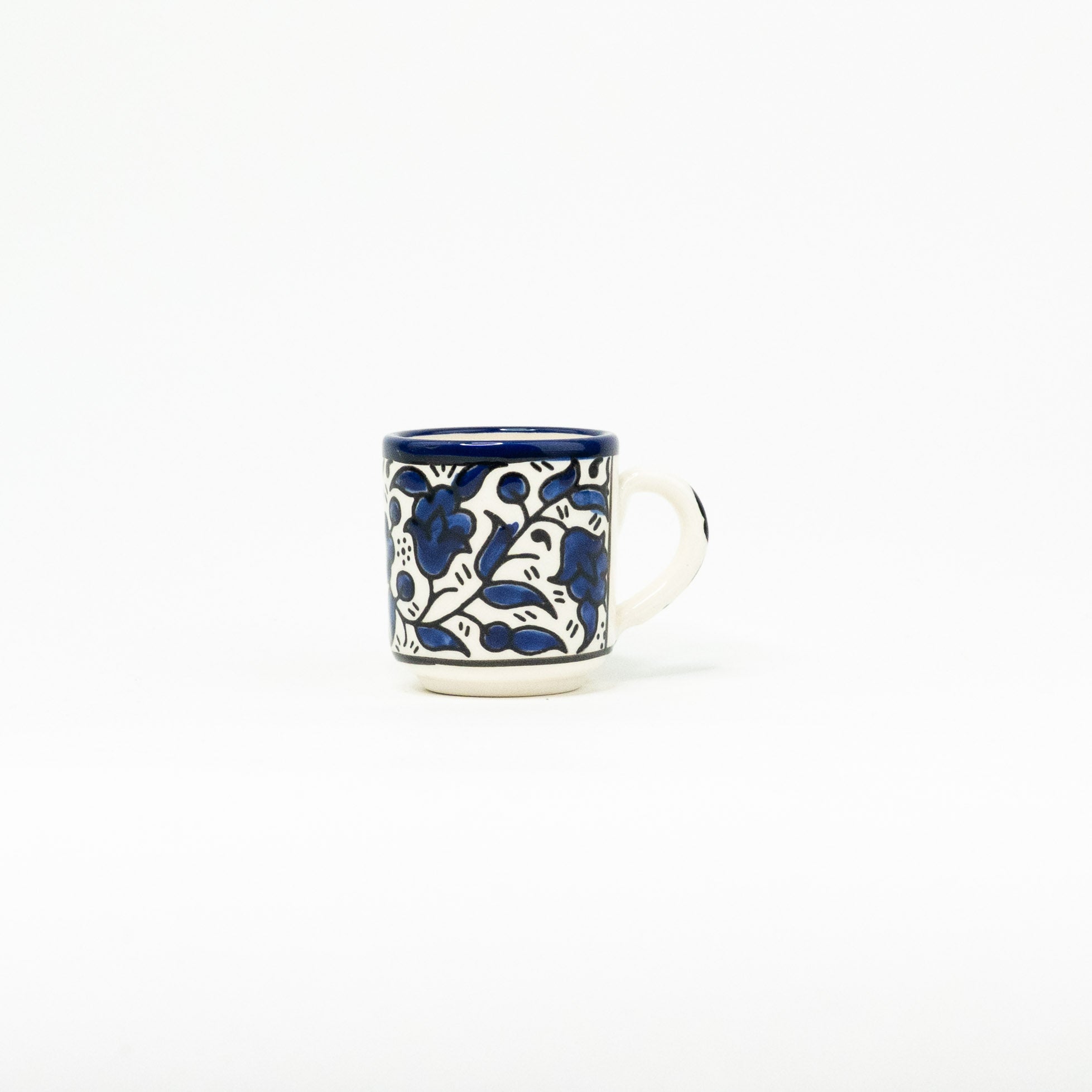 Finjan mit Untertasse Alkhalil blau