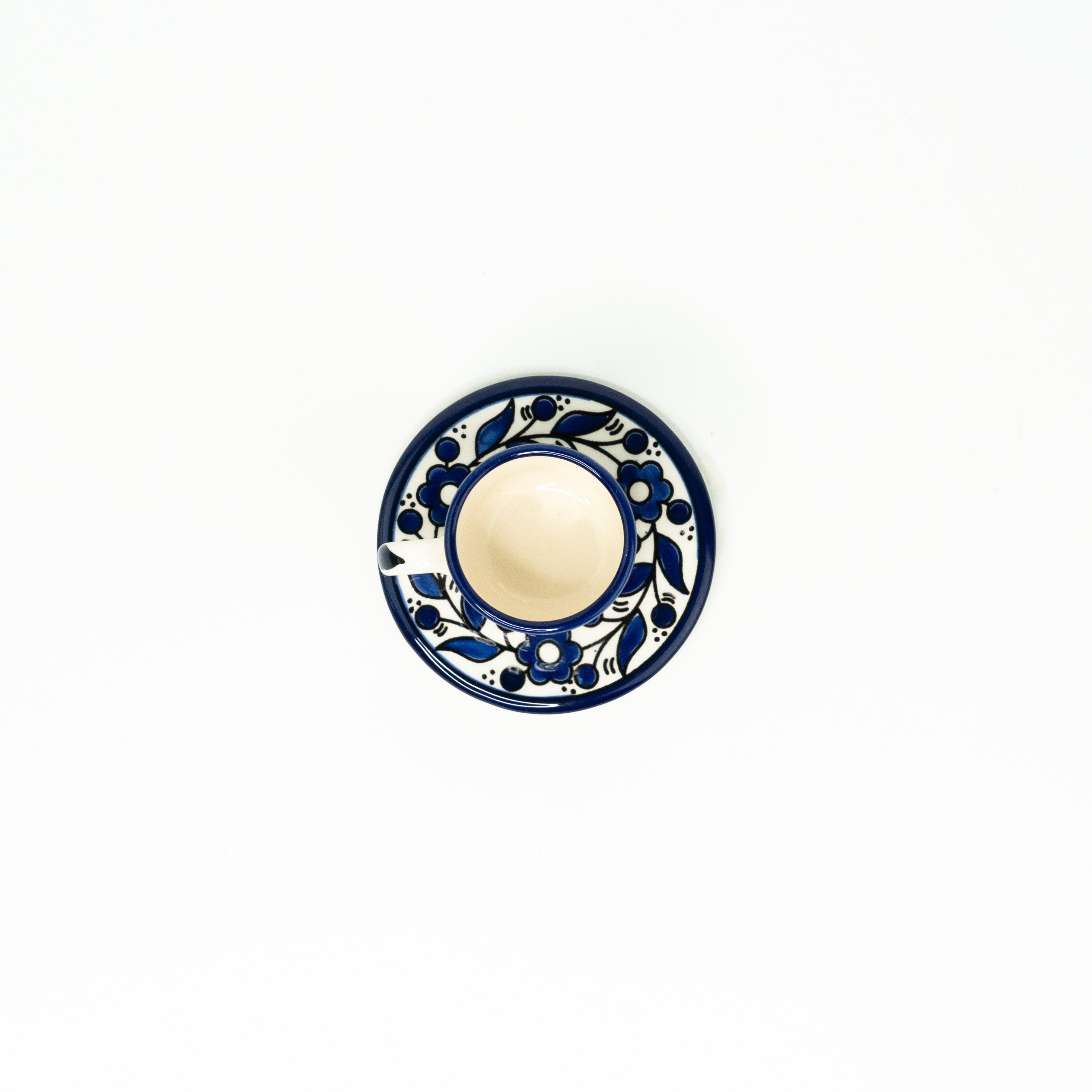 Finjan mit Untertasse Alkhalil blau