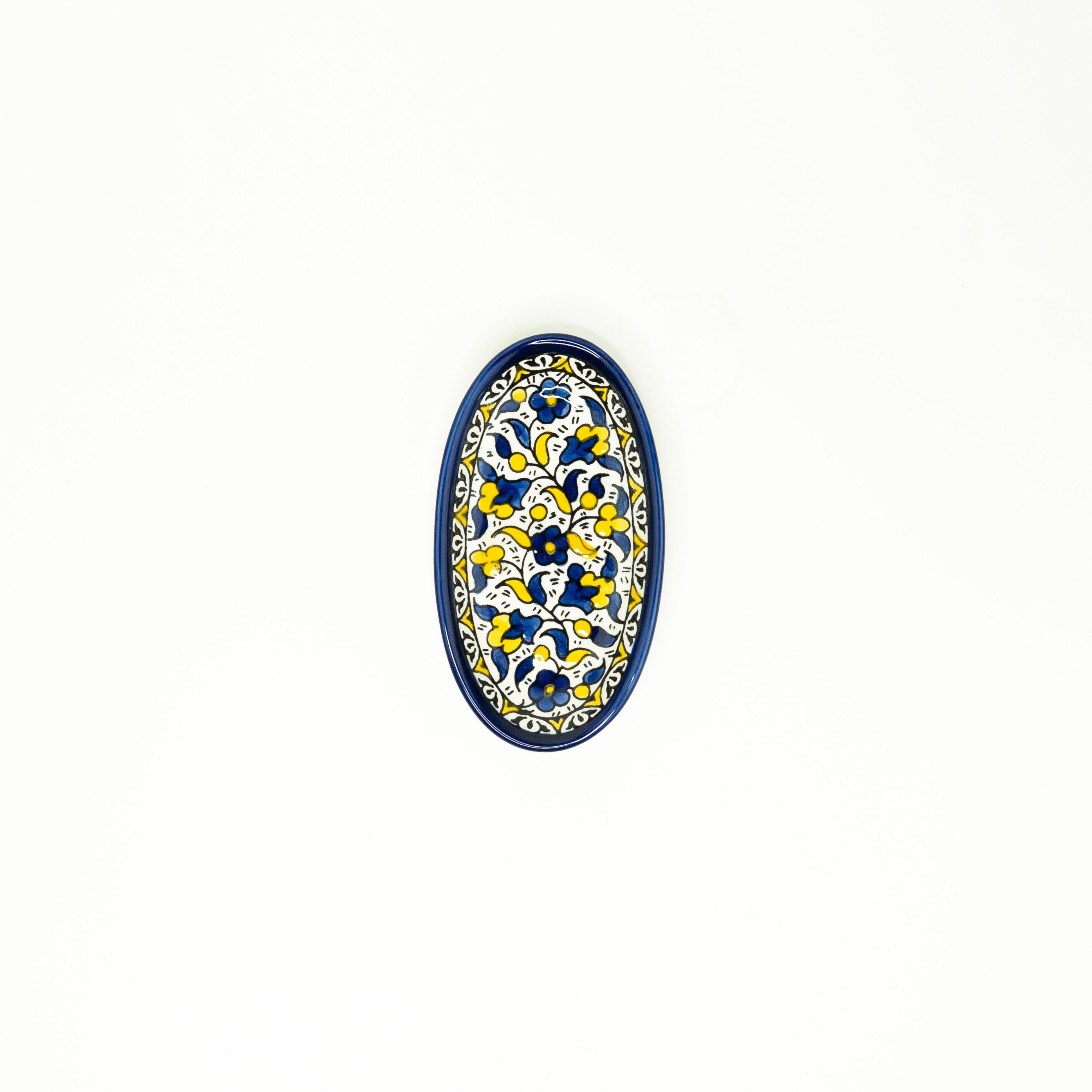 NEU Servierschale Oval 16/11 cm gelb